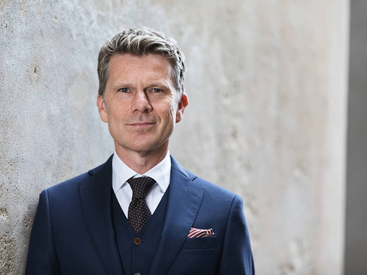 Anders Hestbech er adm. direktør i Købstædernes Forsikring, som helst ikke vil hjælpe konkurrenten Topdanmark, der er ved at købe Dansk Sundhedssikring. | Foto: Pr/købstædernes Forsikring