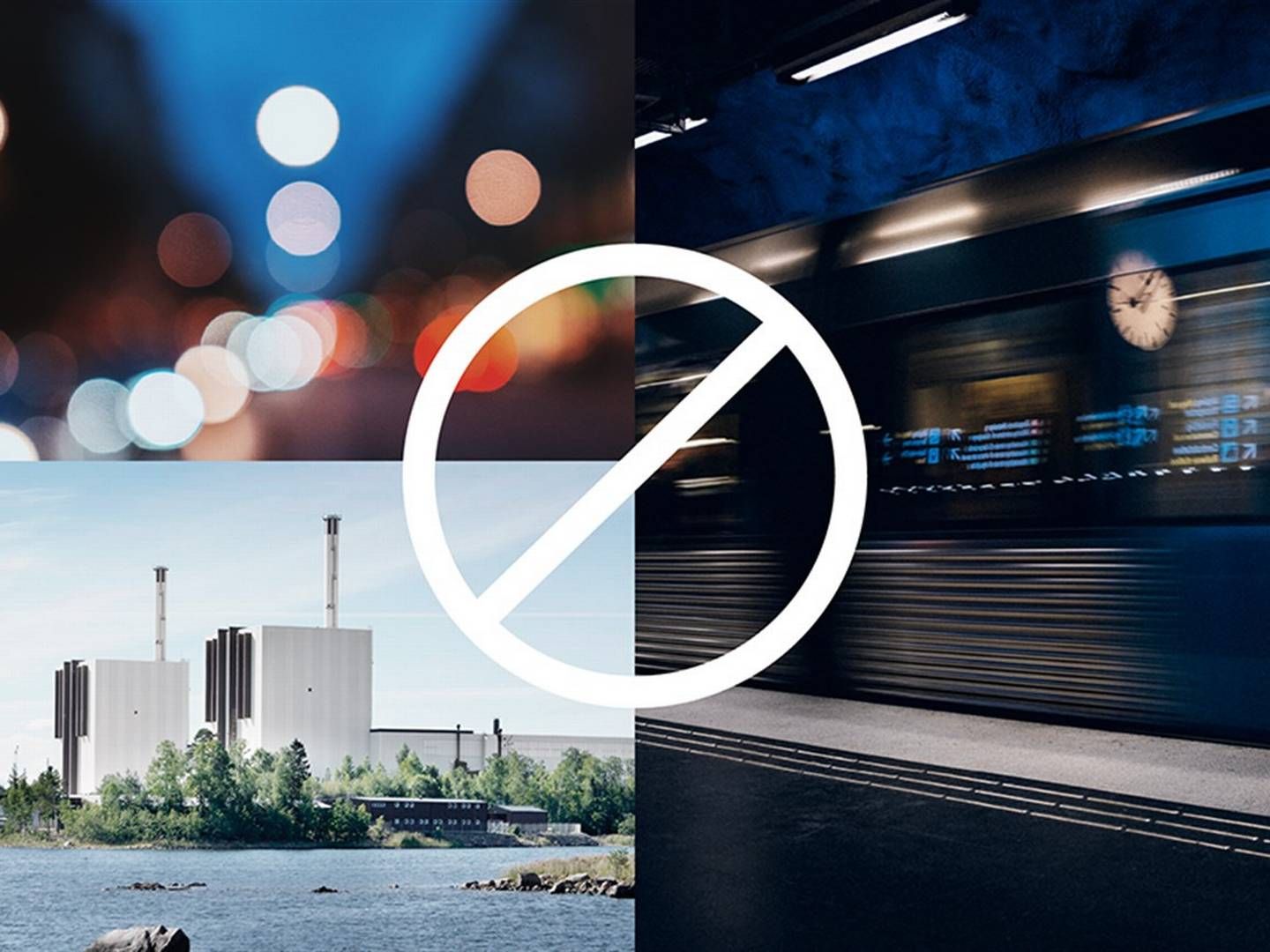 26. april fikk den lave spenningen Forsmark 1 og 2 til å slå seg av. Også trafikklys, T-bane og andre samfunnsfunksjoner ble påvirket. Da Forsmark 1 og 2 gikk ned, sank frekvensen. | Foto: Svenska kraftnät