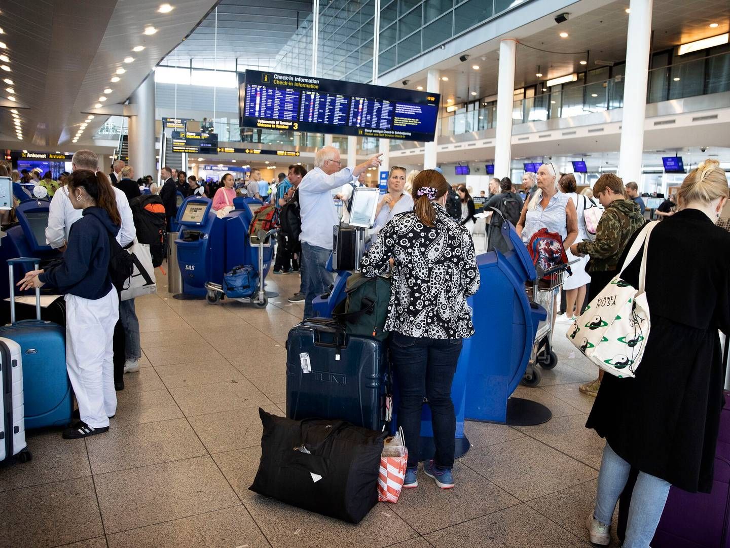 2,2 mio. passagerer tog turen gennem Københavns Lufthavn i april. | Foto: Finn Frandsen/Ritzau Scanpix