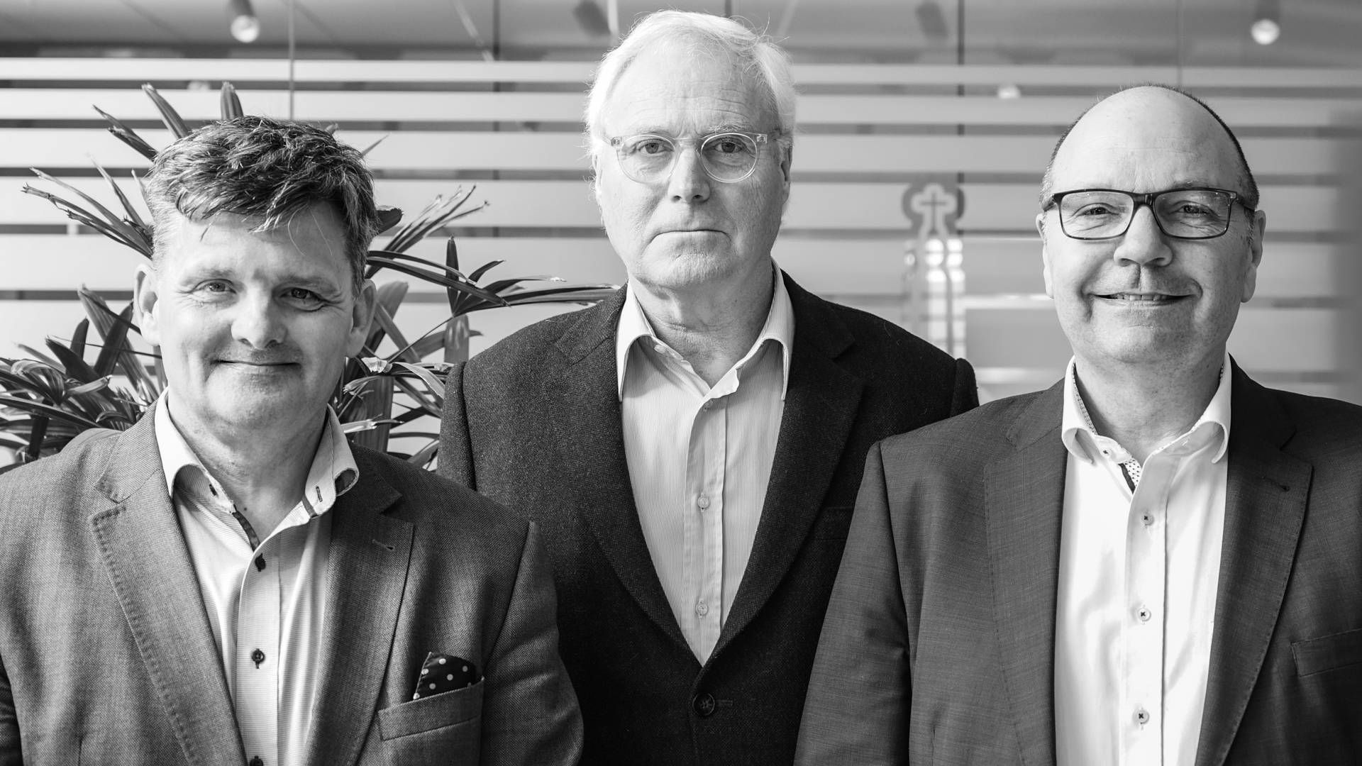 CFO Johnny Bihl, COO Ove G. Rasmussen og CEO Jørgen Andersen, Hands-on-Mikrofonden. | Foto: Hands-on Mikrofonden/pr