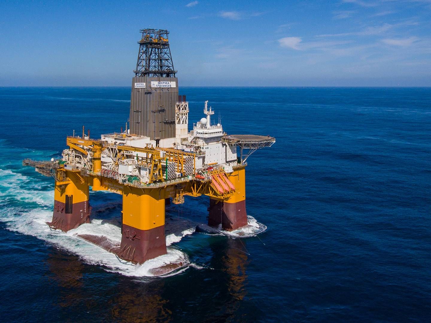 I ARBEID: Boreinnretningen Deepsea Stavanger har stått for arbeidet med brønnen. | Foto: Oldfjell Drilling
