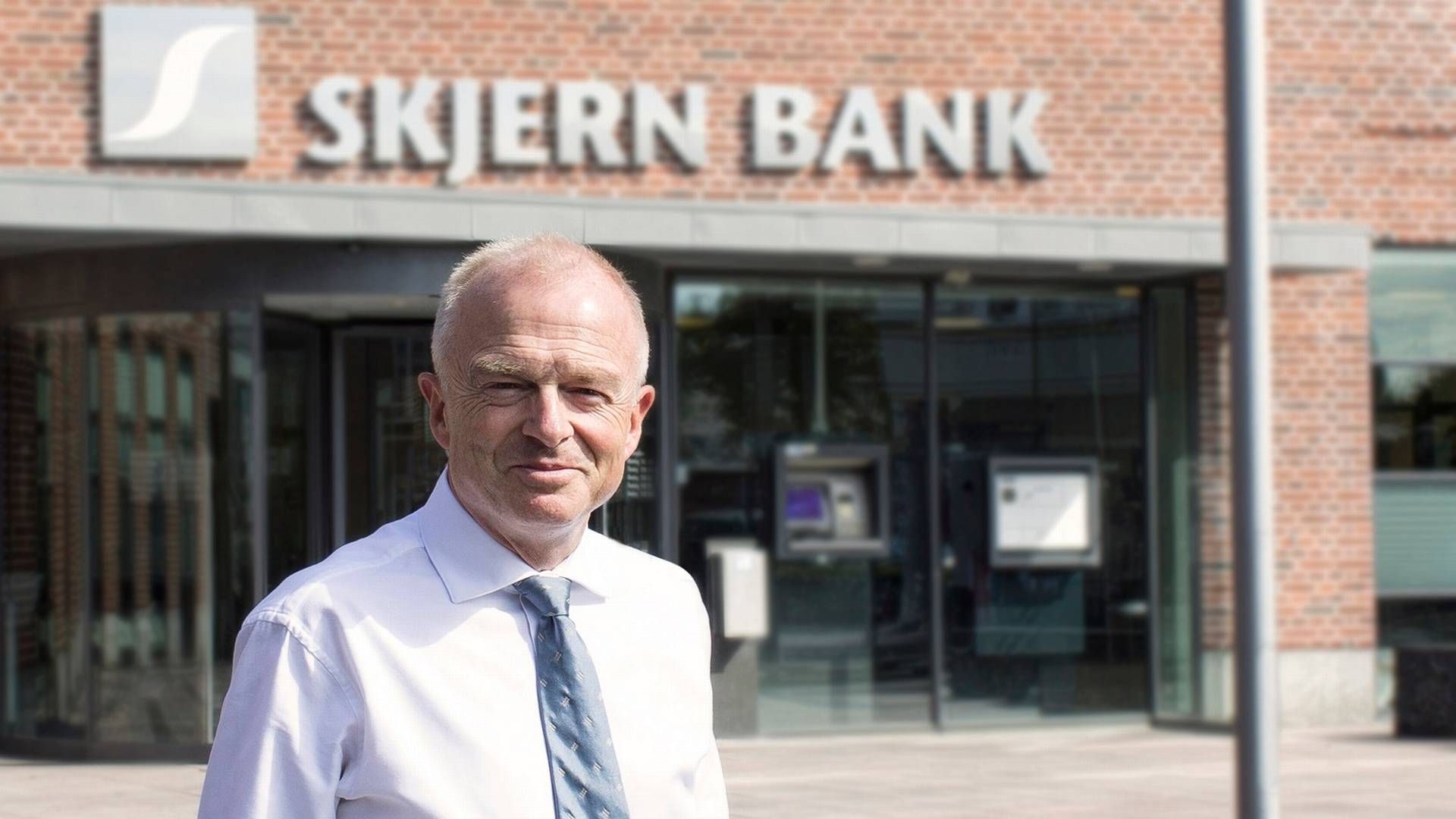 Per Munck, adm. direktør i Skjern Bank, kalder nyt kvartalsregnskab "solidt". | Foto: Pr/skjern Bank