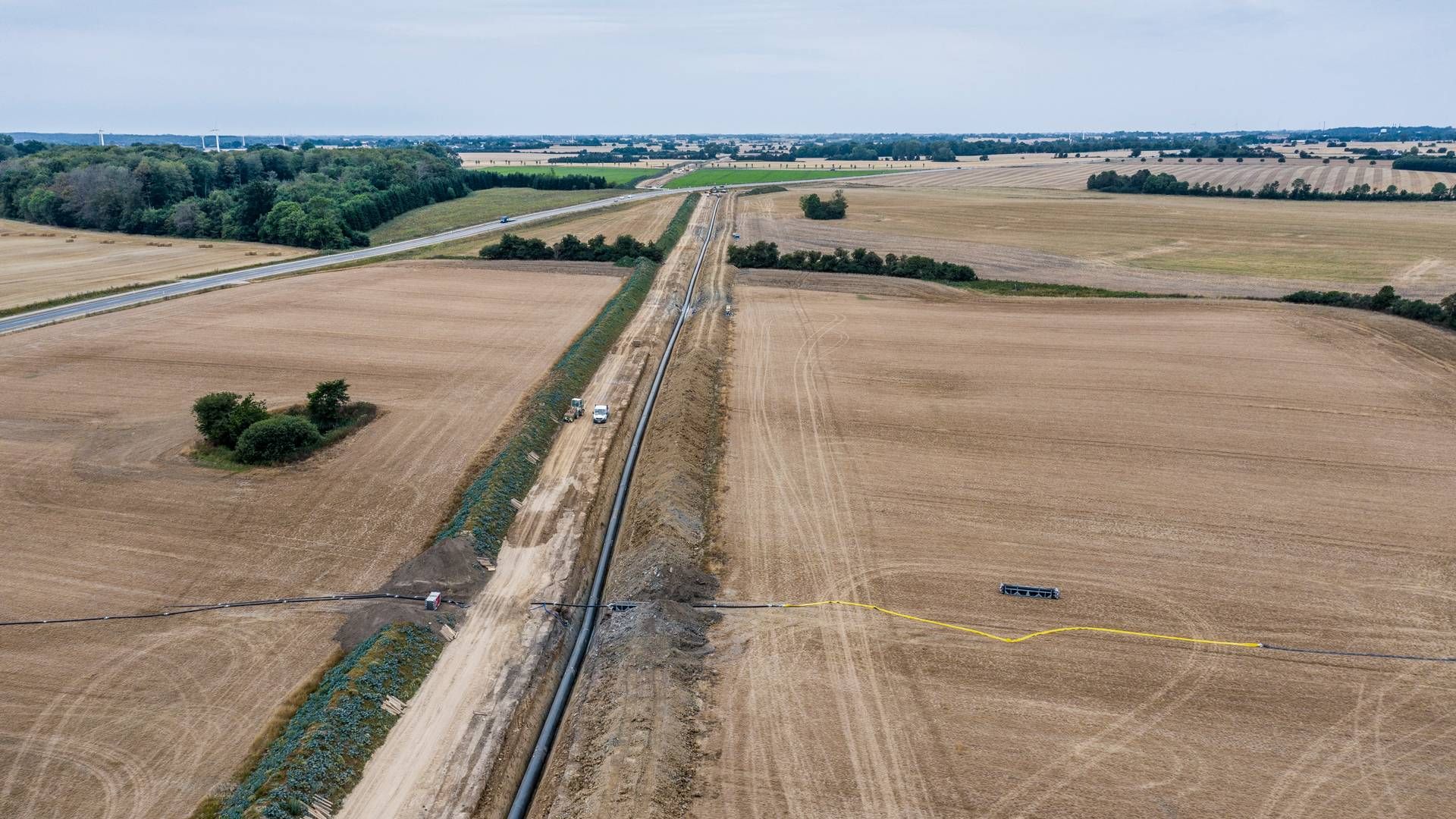 Energinet and Gasunie want to establish a cross-border hydrogen connection between Denmark and Germany. Depicted is gas pipeline Baltic Pipe | Photo: Energinet