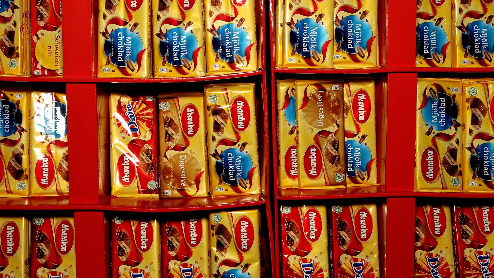 Der ventes tomme hylder i den belgiske supermarkedskæde Colruyt efter en offentlig konflikt med fødevareproducenten Mondelez, der producerer Marabou og en lang række andre chokolader. | Foto: Martin Lehmann