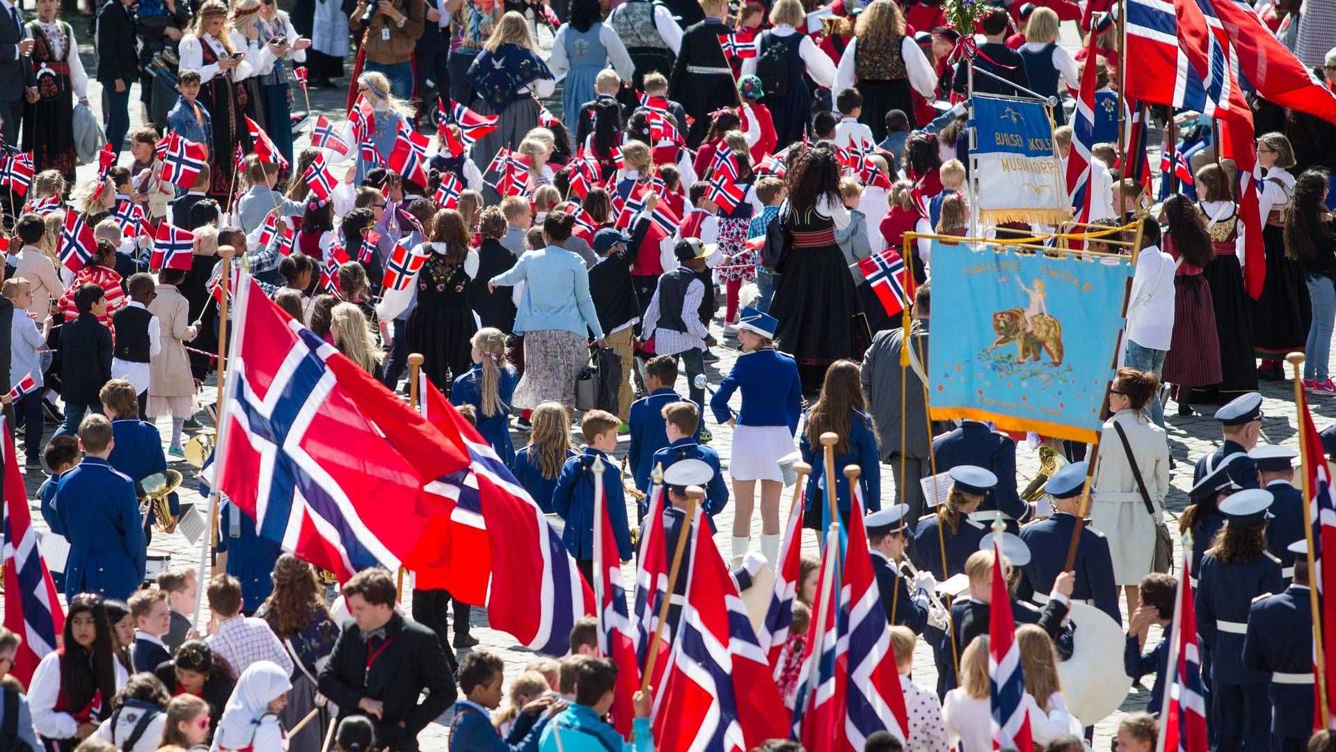 17. MAI: Onsdag står feiring av nasjonaldagen høyest. | Foto: Audun Braastad / NTB