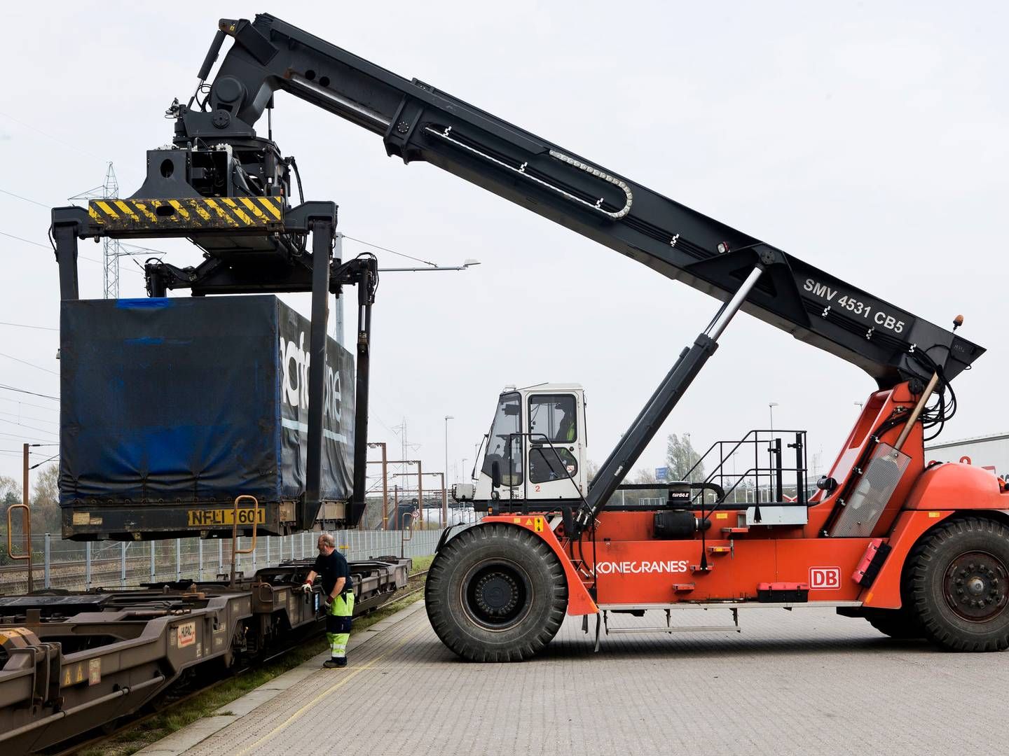 IDA Rail ser gerne, at man gør det mere attraktivt at transportere gods på jernbanen. | Foto: Dalhoff Casper/Jyllands-Posten/Ritzau Scanpix