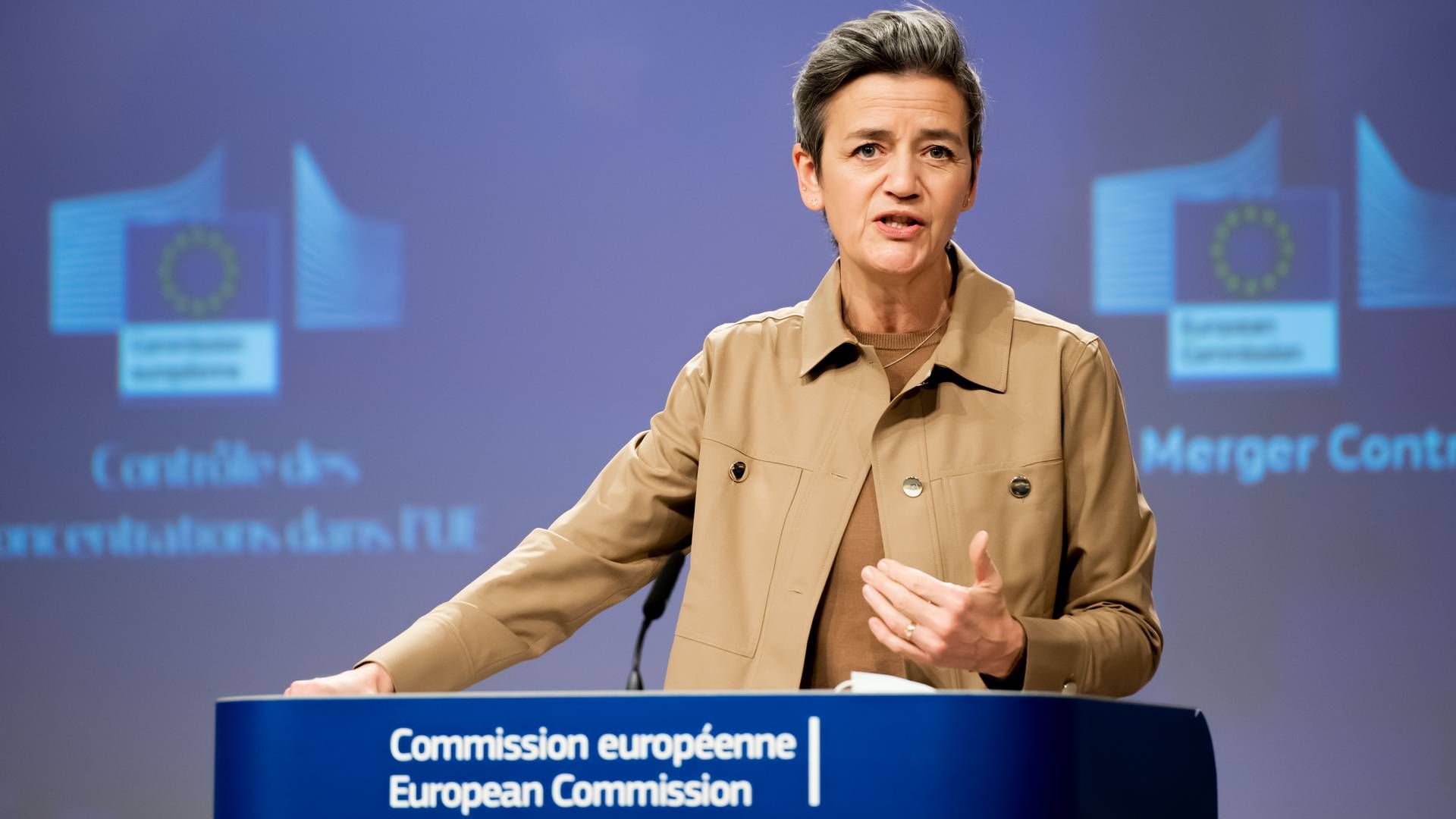 Danske EU-kommissær Margrethe Vestager har som ledende næstformand i Kommissionen ansvar for både konkurrence, digitalisering og tech-regulering. | Foto: Jennifer Jacquemart / European Unio