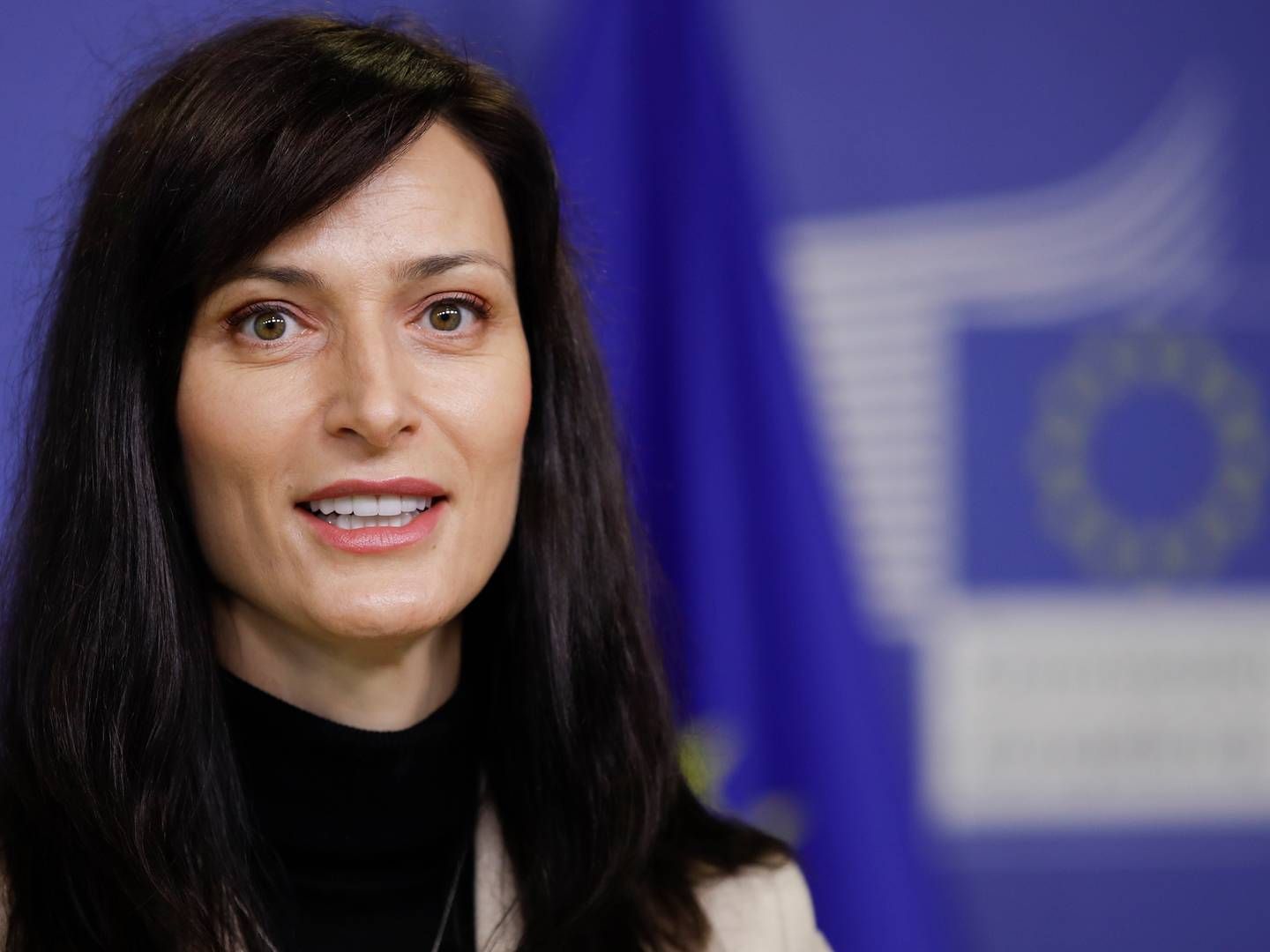 Mariya Gabriel skal præsenteres for Bulgariens præsident for at få mandat til at danne regering i Bulgarien. | Foto: Olivier Hoslet/AP/Ritzau Scanpix