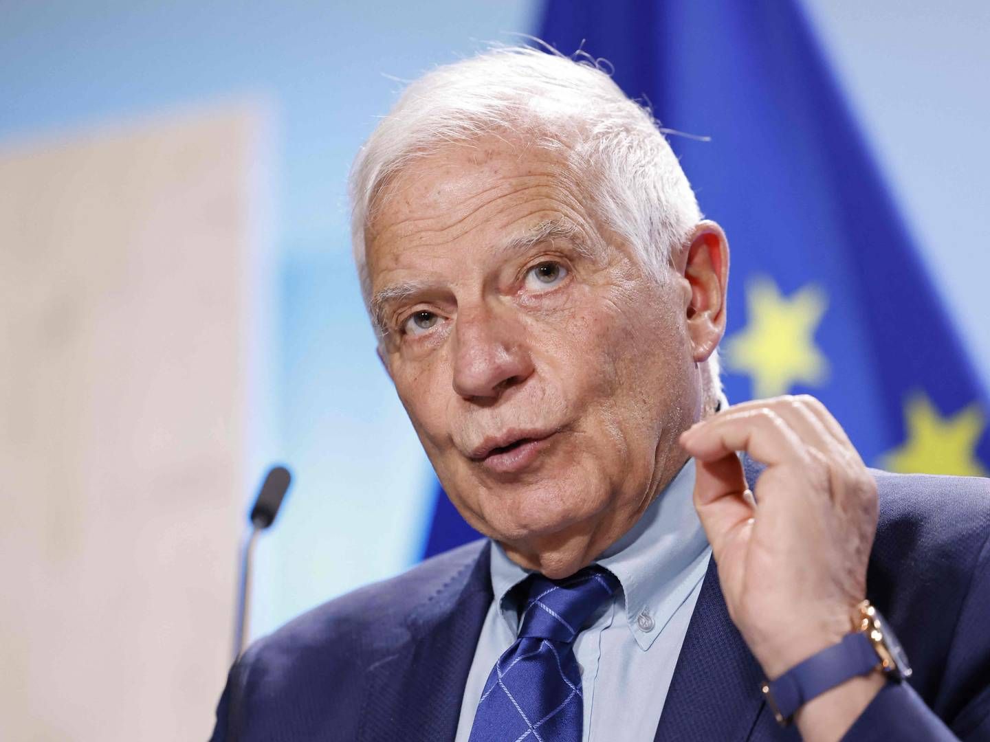 Josep Borrell er EU's udenrigschef. | Foto: Christine Olsson/AFP/Ritzau Scanpix