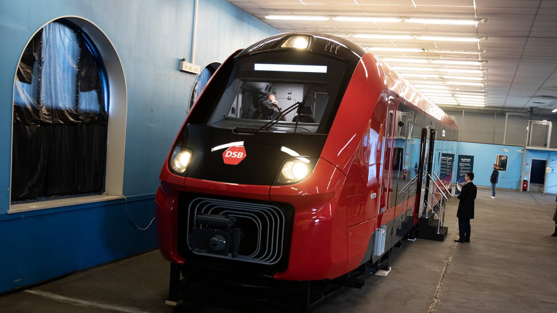 DSB og producenten Alstom har forleden præsenteret fremtidens tog i Danmark - IC5. | Foto: Sofia Busk