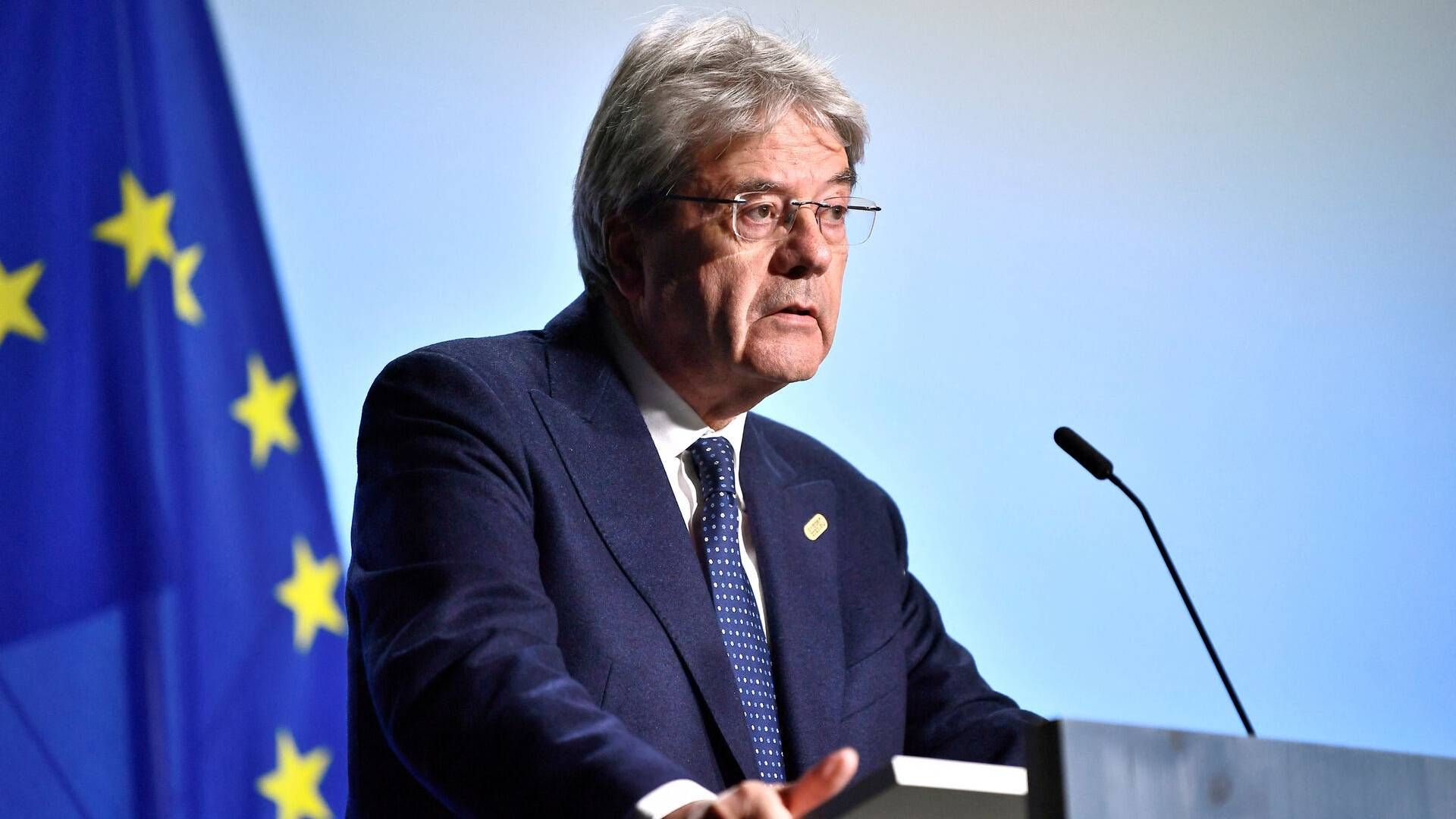 Paolo Gentiloni er EU-kommissær for økonomi. | Foto: Tt News Agency/Reuters/Ritzau Scanpix