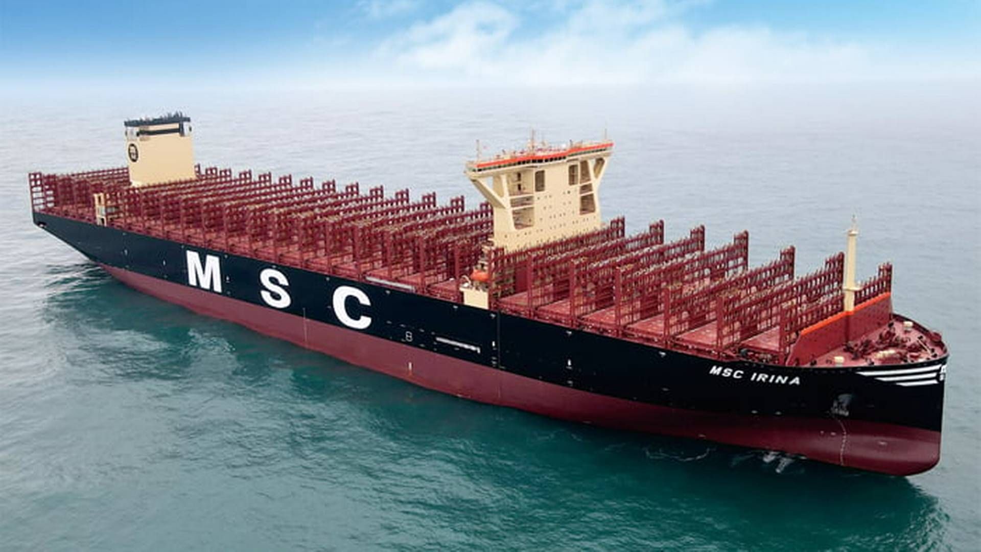 MSC is the world's largest container carrier with a total capacity inching near 5m teu. | Photo: Yangzijiang Shipbuilding