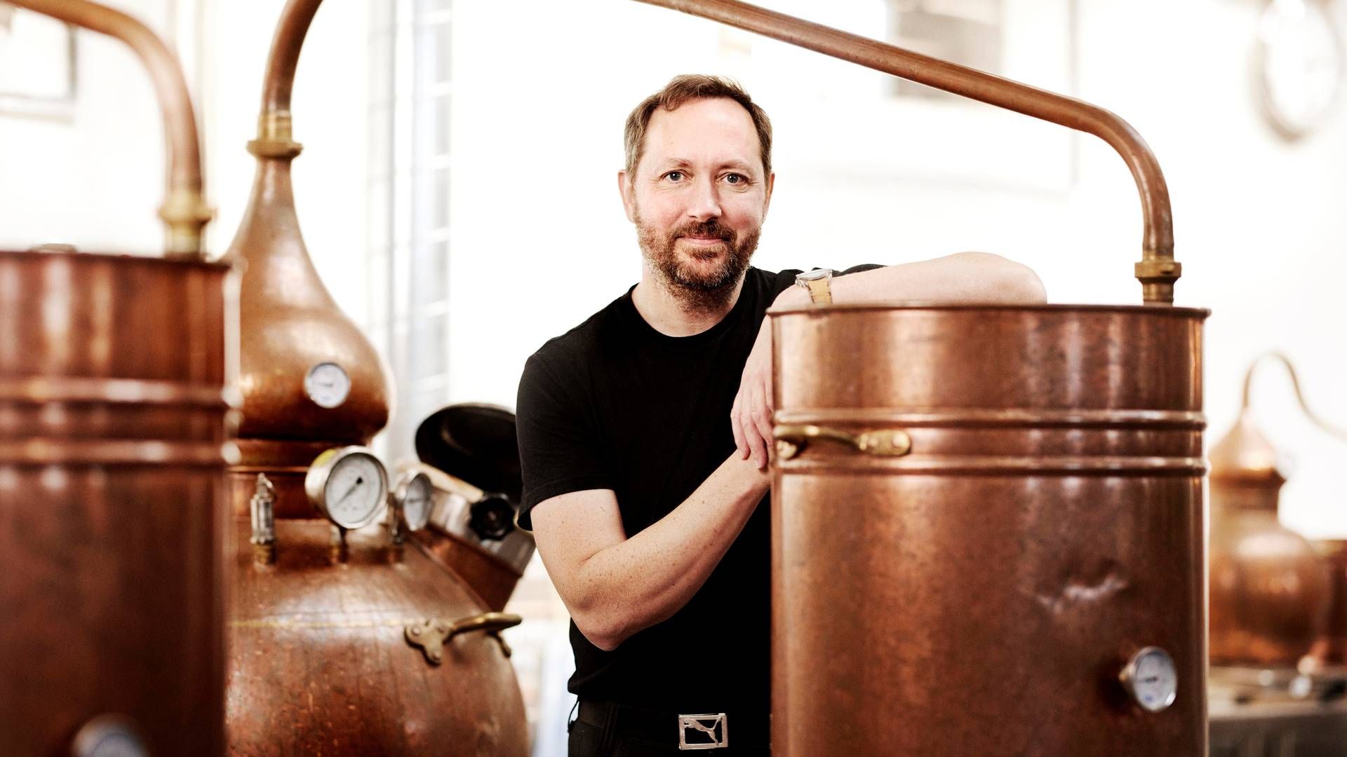 Thornæs Destilleri er allerede godt i gang med at bruge nylig millionindsprøjtning, fortæller ejer Thorben Thornæs Andersen. | Foto: Pr