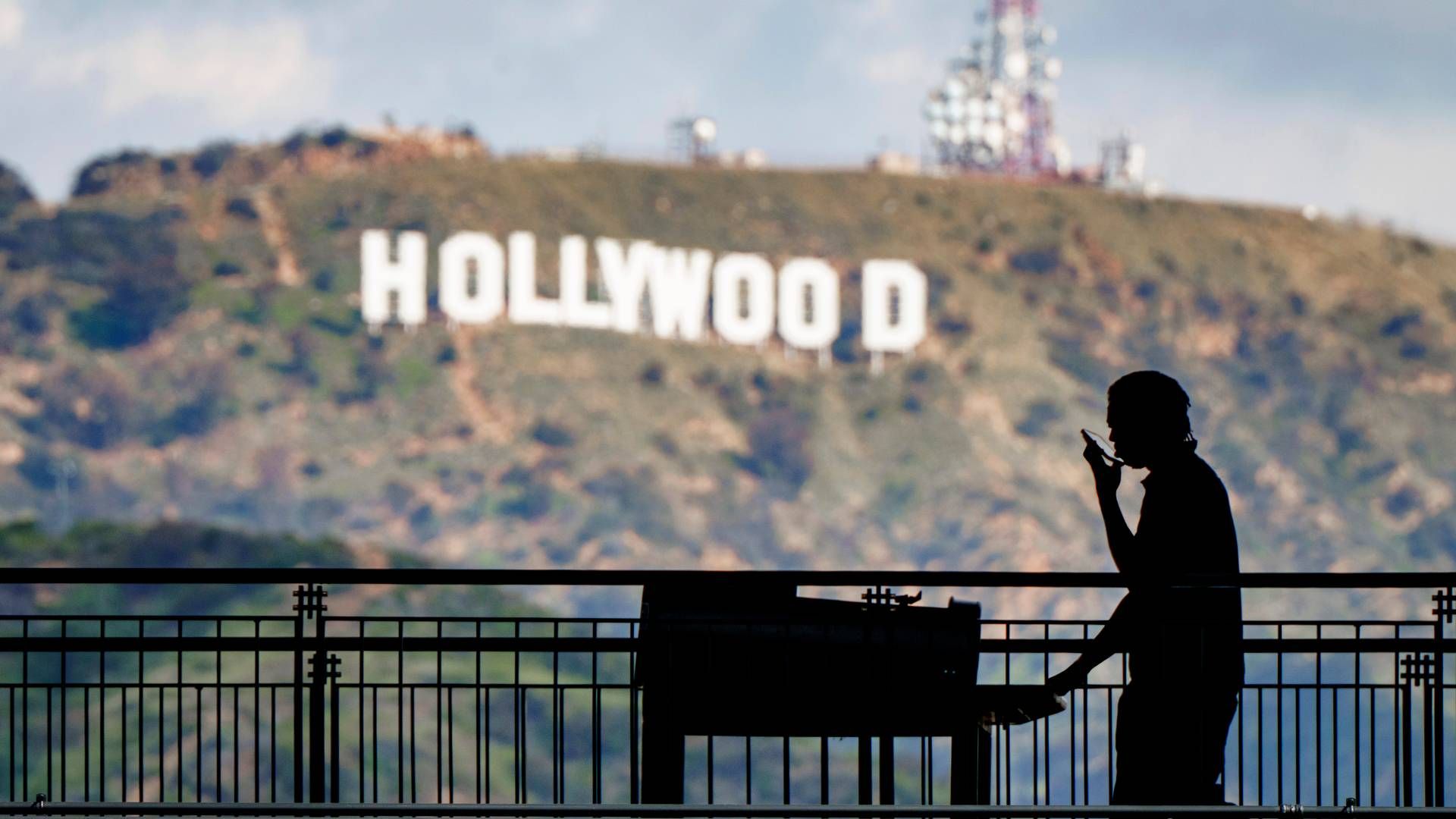 I Hollywood i Los Angeles har producenterne af omkring halvdelen af det streamingindhold, som er tilgængeligt i EU til huse. | Foto: J. David Ake/AP/Ritzau Scanpix