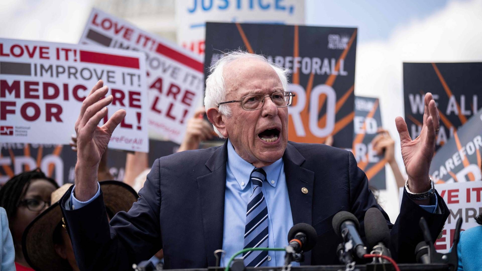 Den amerikanske senator Bernie Sanders er formand for senatets sundhedskomité HELP, hvor han er fokuseret på at nedbringe medicinpriserne i USA. | Foto: Drew Angerer