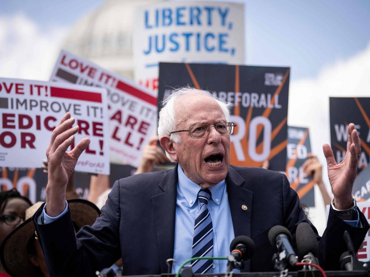 Den amerikanske senator Bernie Sanders er formand for senatets sundhedskomité HELP, hvor han er fokuseret på at nedbringe medicinpriserne i USA. | Photo: Drew Angerer