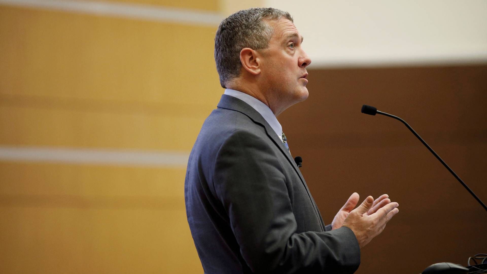 James Bullard er chef for den amerikanske centralbanks afdeling i St. Louis. | Foto: Edgar Su/Reuters/Ritzau Scanpix