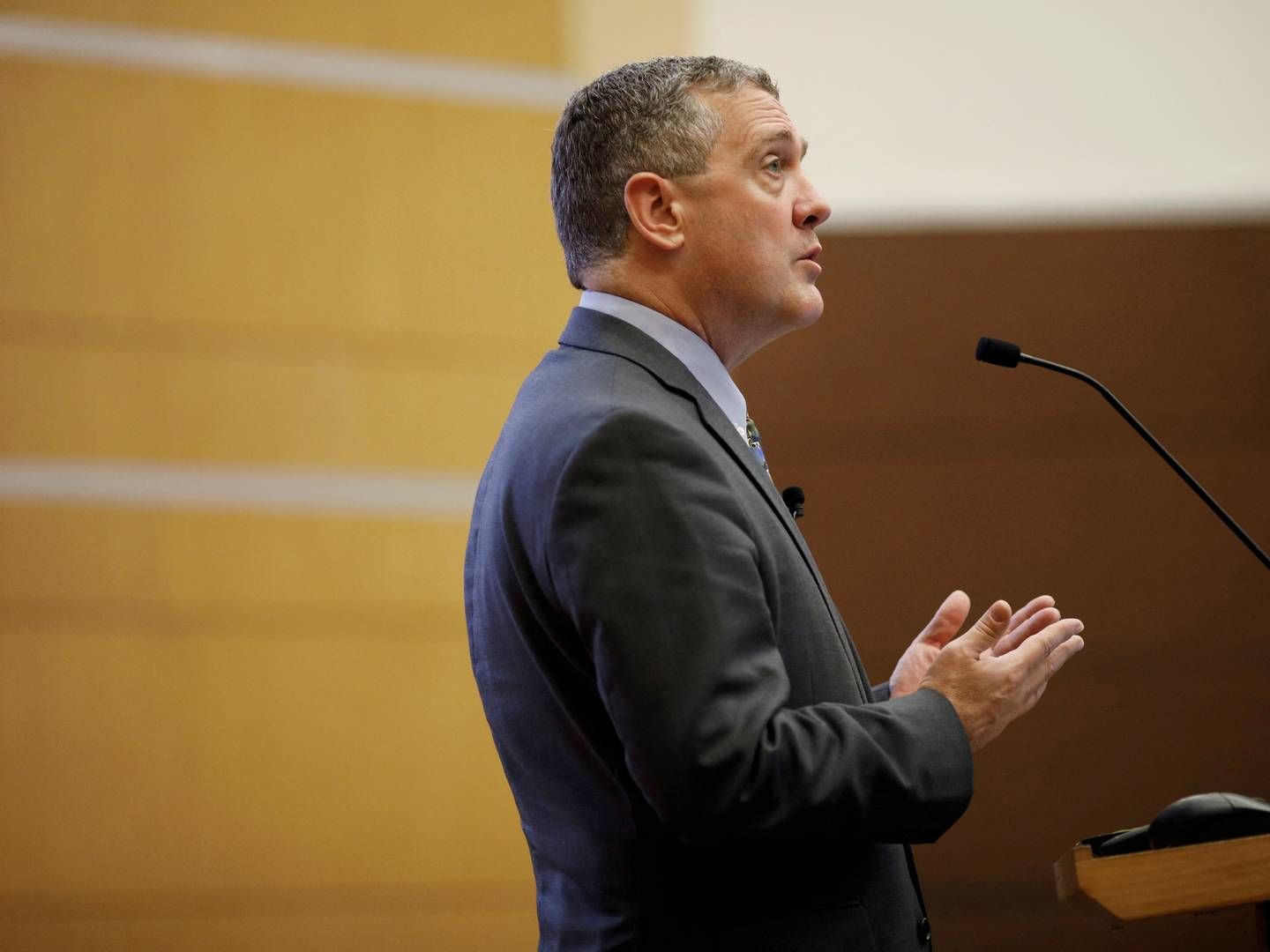 James Bullard er chef for den amerikanske centralbanks afdeling i St. Louis. | Foto: Edgar Su/Reuters/Ritzau Scanpix