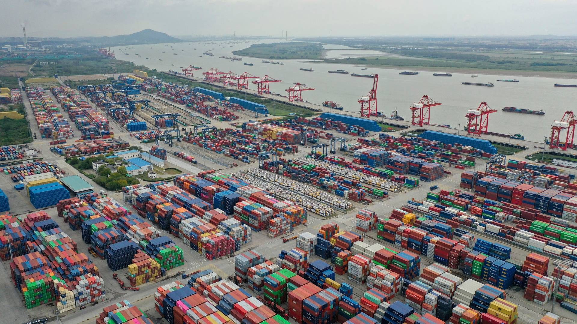 Produktionen af containere i standardstørrelse er faldet med 71 pct. i første kvartal. | Foto: Fang Dongxu/AP/Ritzau Scanpix