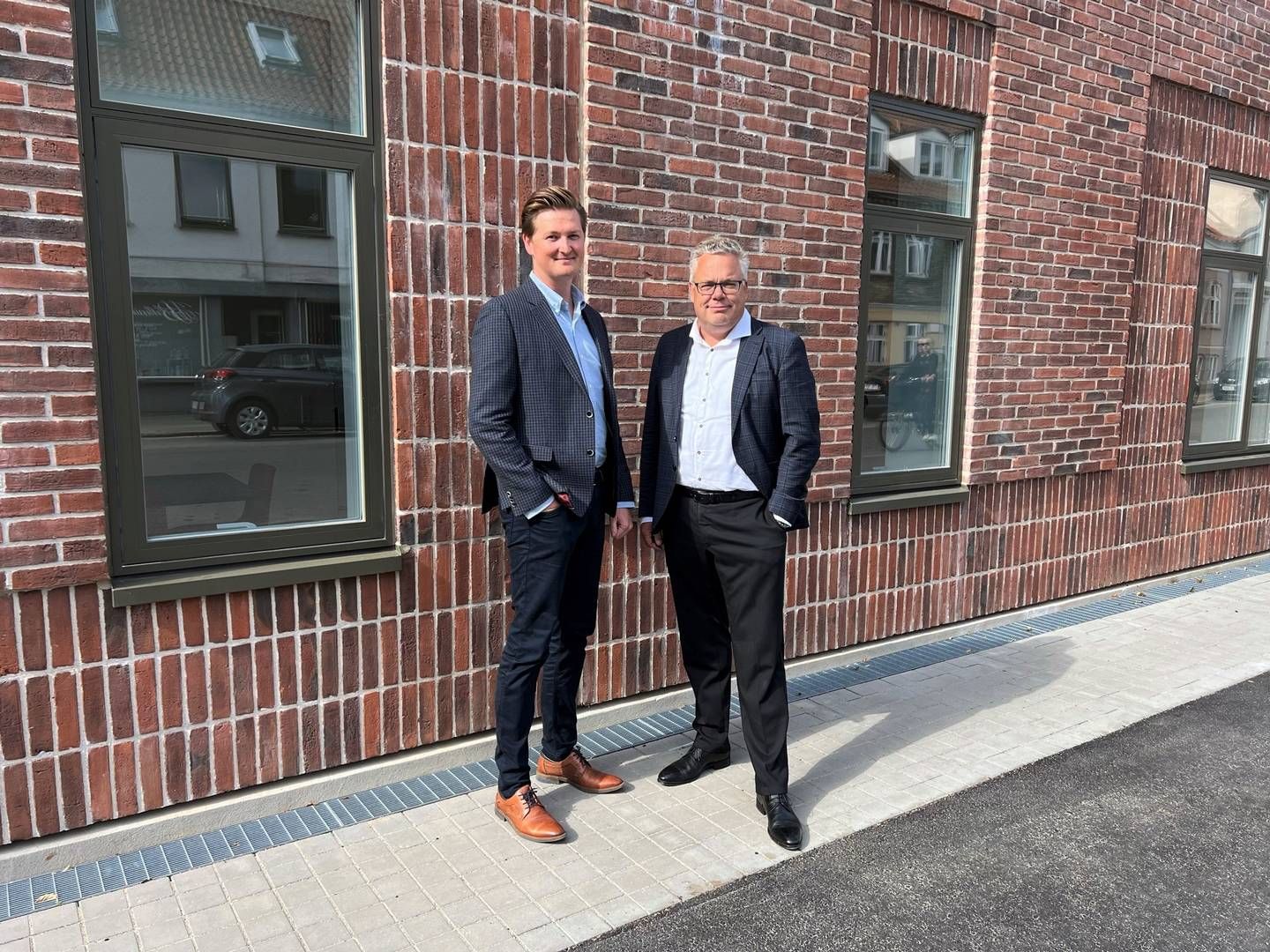 Peter Agentoft, advokat og stifter af Agentoft Advokater, som sidste år blev til Roesgaard Advokater (tv.), og Jens Roesgaard, direktør i Roesgaard. | Foto: Pr