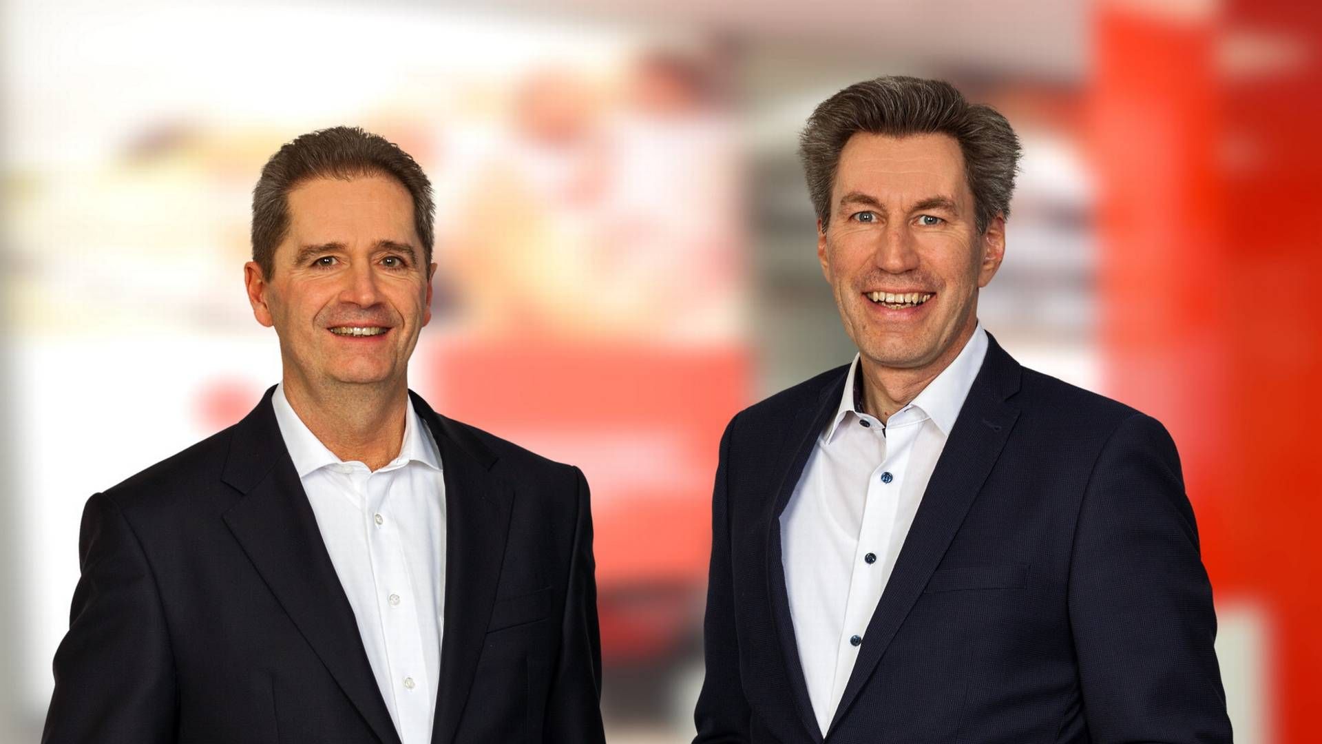 Vorstandsteam der Sparkasse Südholstein: Eduard Schlett und Martin Deertz (von links) | Foto: Sparkasse Südholstein