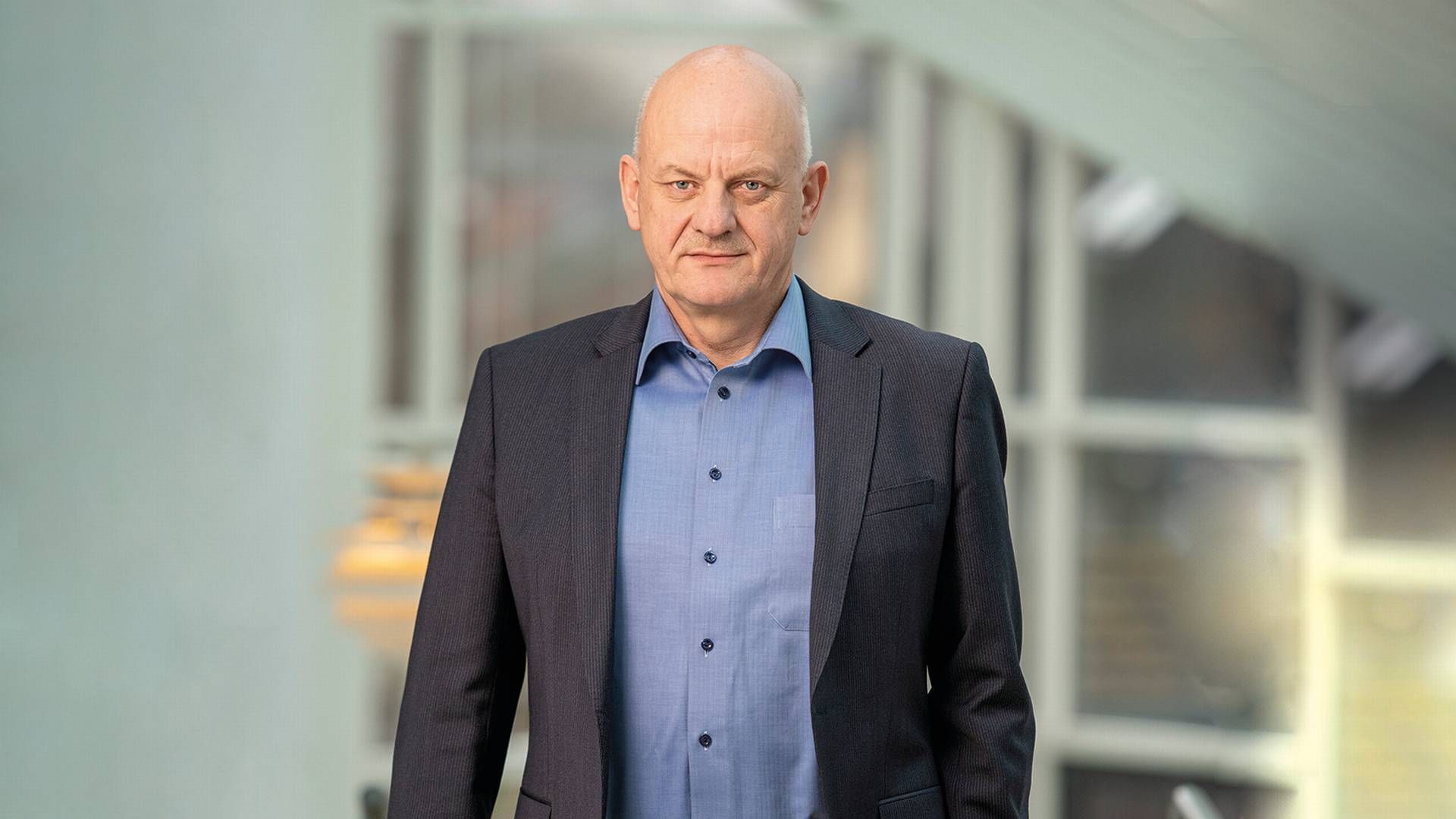 Adm. direktør i Sparekassen Danmark, Vagn Hansen, har længe ønsket sig en filial i Odense. | Foto: Pr