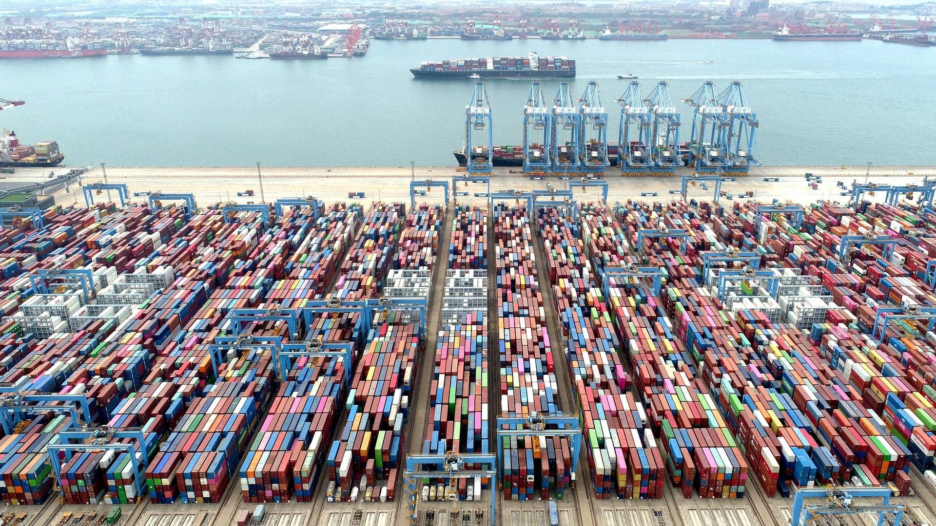 Archival photo of Qingdao port from May 2022. | Photo: China Daily/Reuters/Ritzau Scanpix