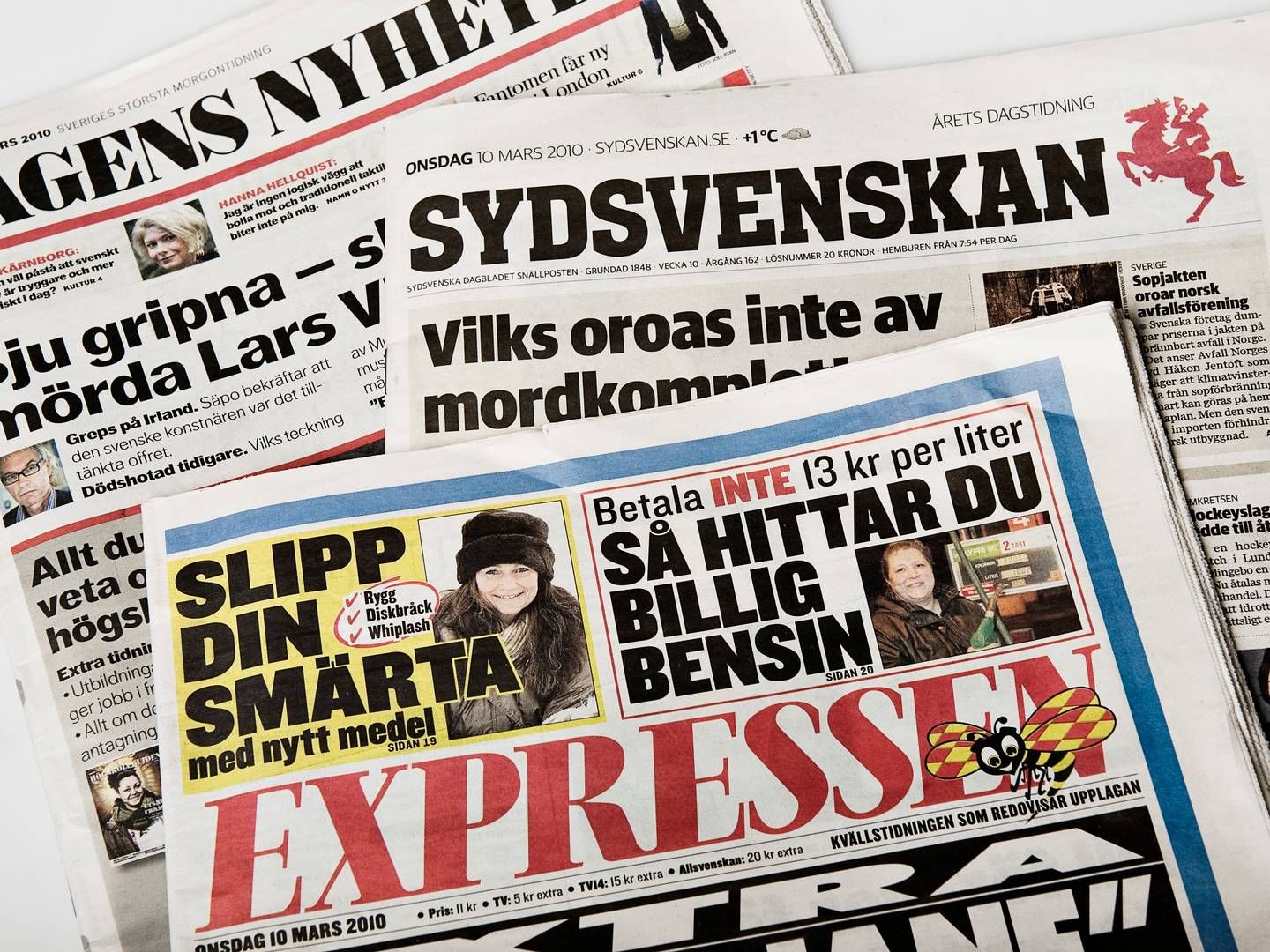 Bonnier News udgiver bl.a. de svenske dagblade Expressen og Dagens Nyheter og ejer desuden den danske magasinforretning Bonnier Publications. | Foto: Christian Klindt Sølbeck/Jyllands-Posten/Ritzau Scanpix