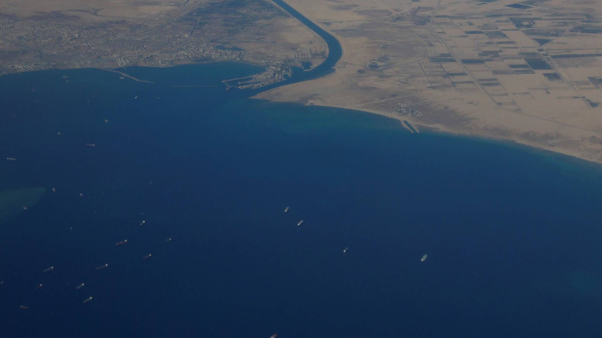 I 2021 skabte det kø ved Suez-kanalen, da et containerskib blokkerede kanalen i seks dage. | Foto: Amr Abdallah Dalsh/reuters/ritzau Scanpix