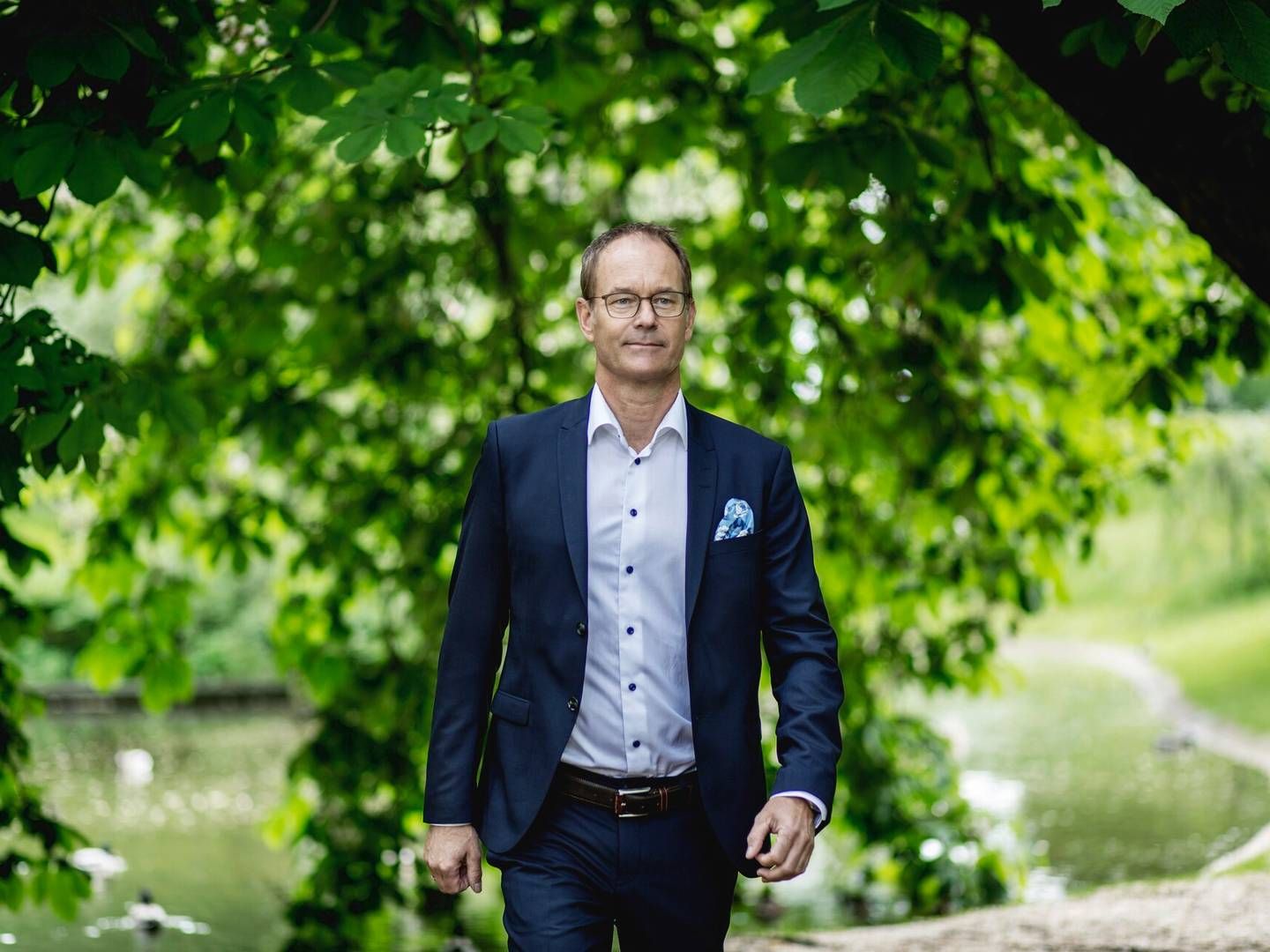 MINUS: Administrerende direktør Eirik Thrygg i Höegh Eiendom la frem et negativt resultat før skatt. | Photo: Höegh Eiendom