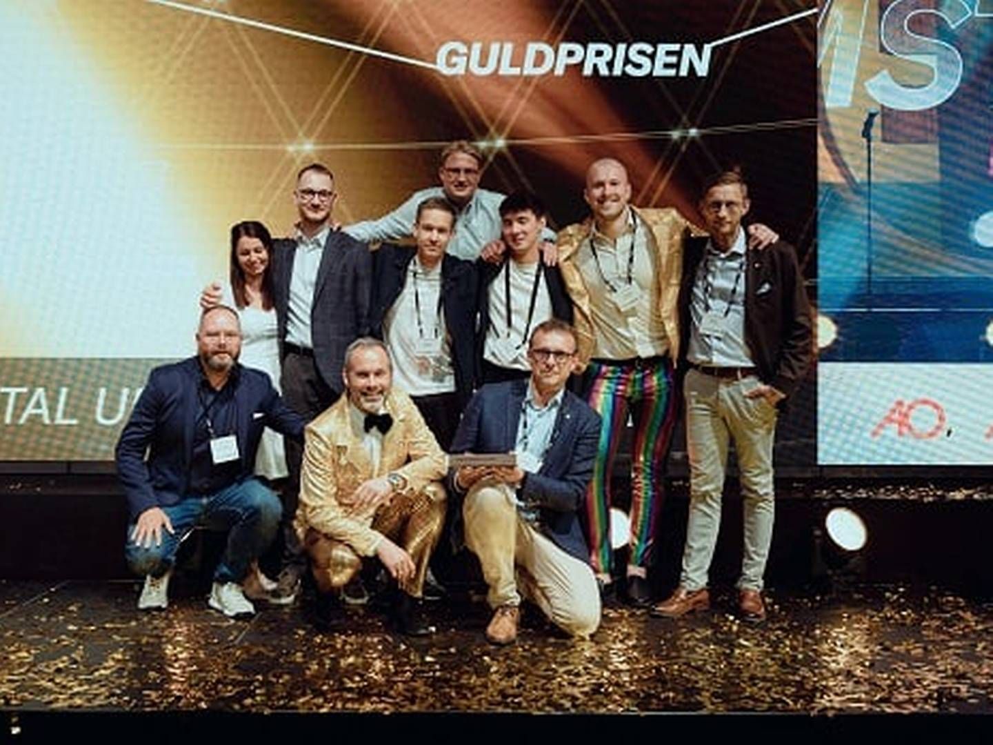 Stålgrossisten Damstahl vandt blandt andet årets Guldpris til E-handelsprisen torsdag aften. | Foto: Dansk Erhverv/PR