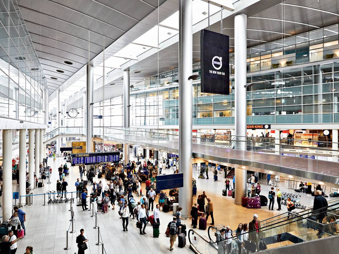 I alt 50.000 passagerer er blevet ramt af forsinkelser som følge af flyveledermangel i Københavns Lufthavn fredag. | Foto: Pr / Københavns Lufthavn