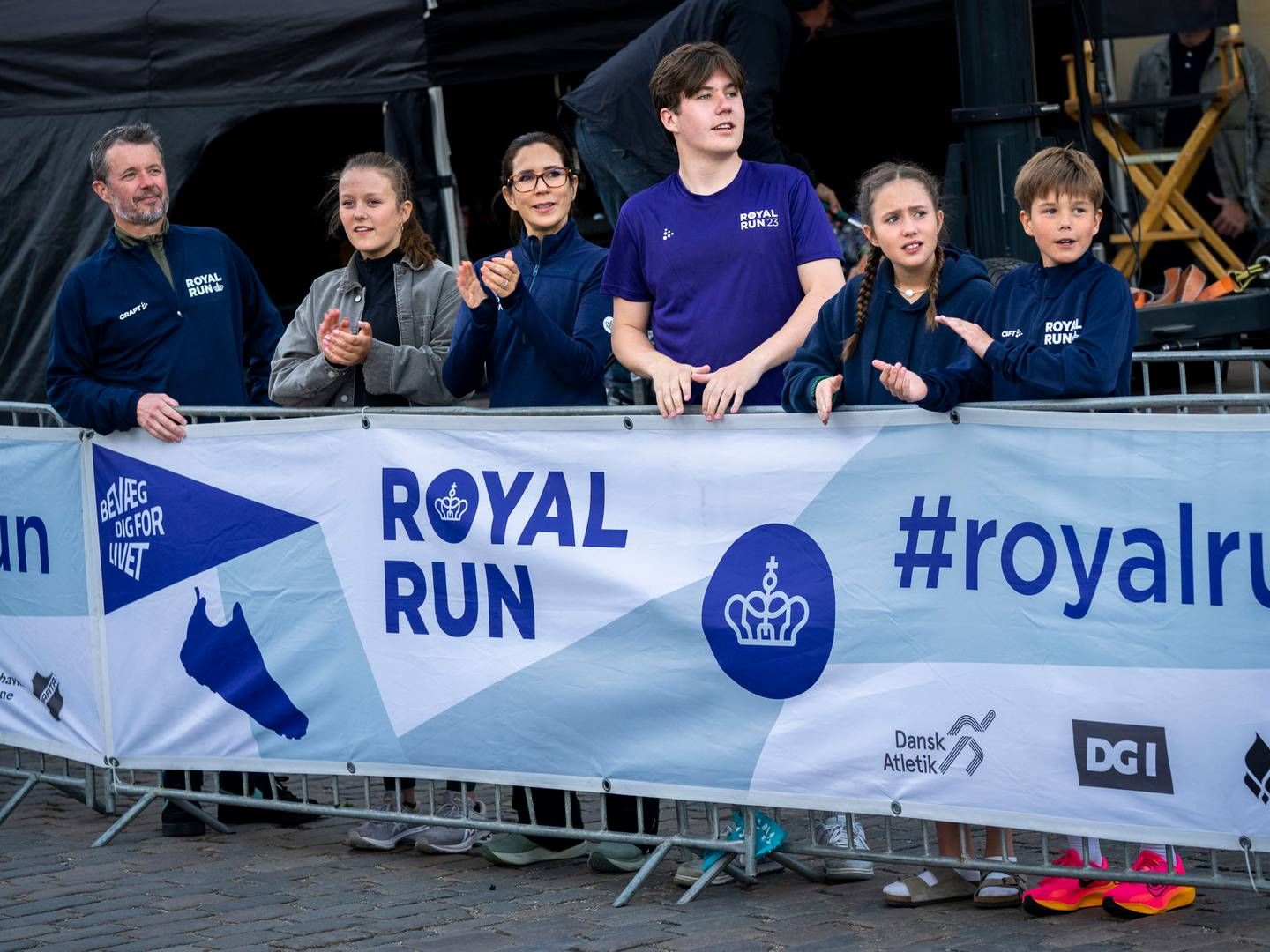 Kronprinsfamilien ved årets Royal Run. | Foto: Ida Marie Odgaard/Ritzau Scanpix