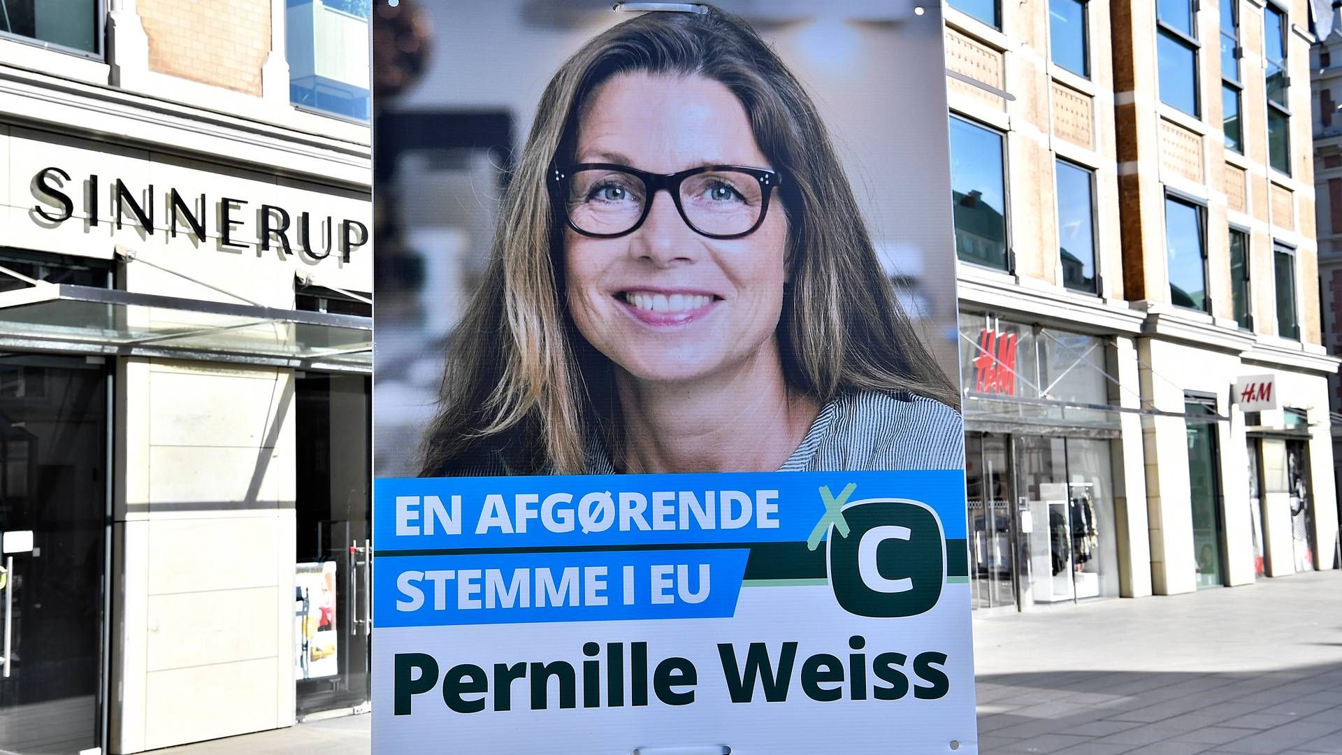 Danish campaign poster for Pernille Weiss | Photo: Ernst van Norde
