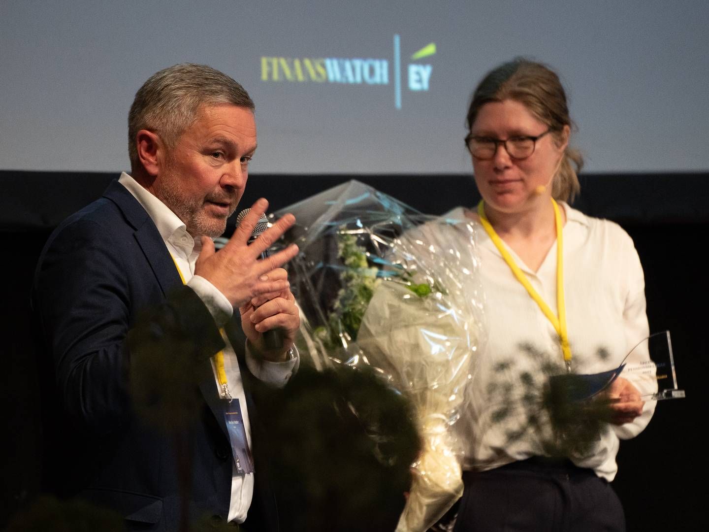 Vellivs kommercielle direktør Morten Møller modtager prisen for årets komecercielle pensionsselskab.