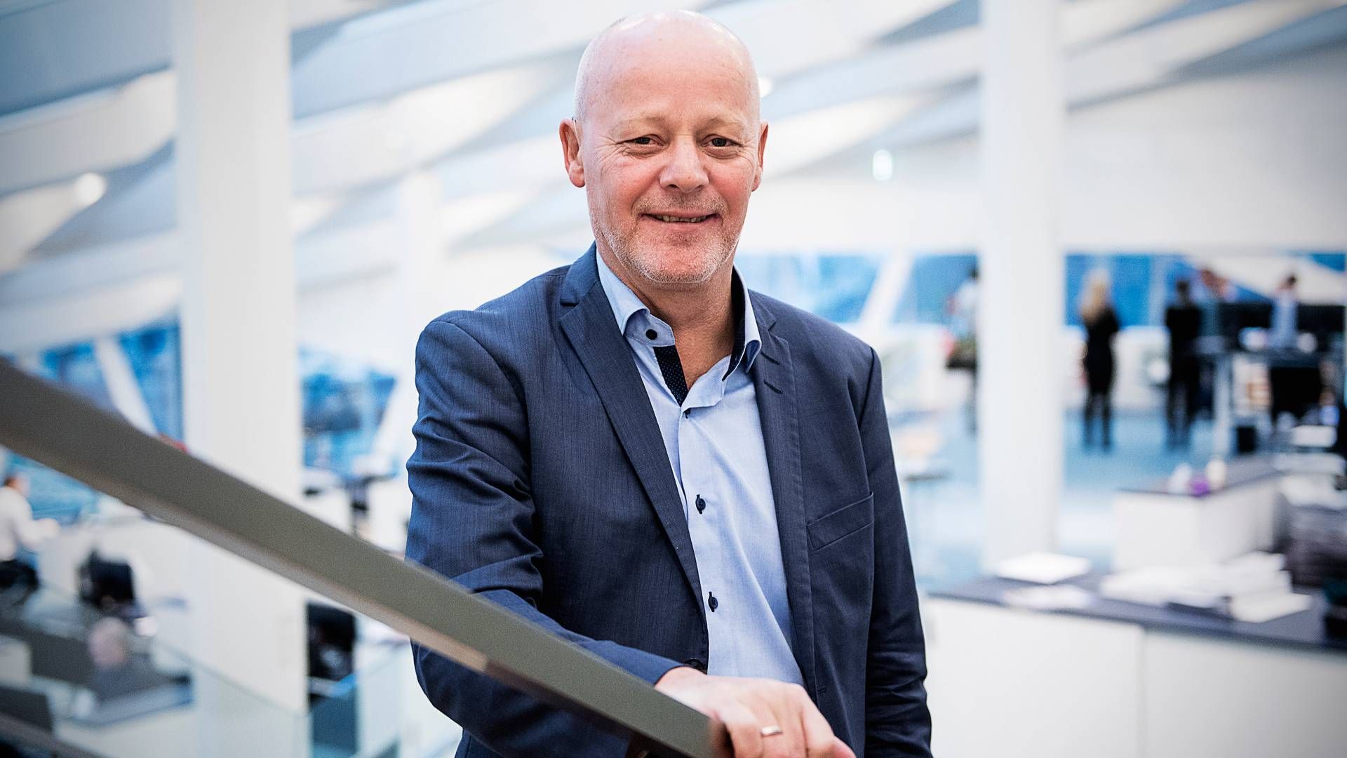Peter Møller, vicedirektør i Middelfart Sparekasse, går på pension senere i år. | Foto: Pr