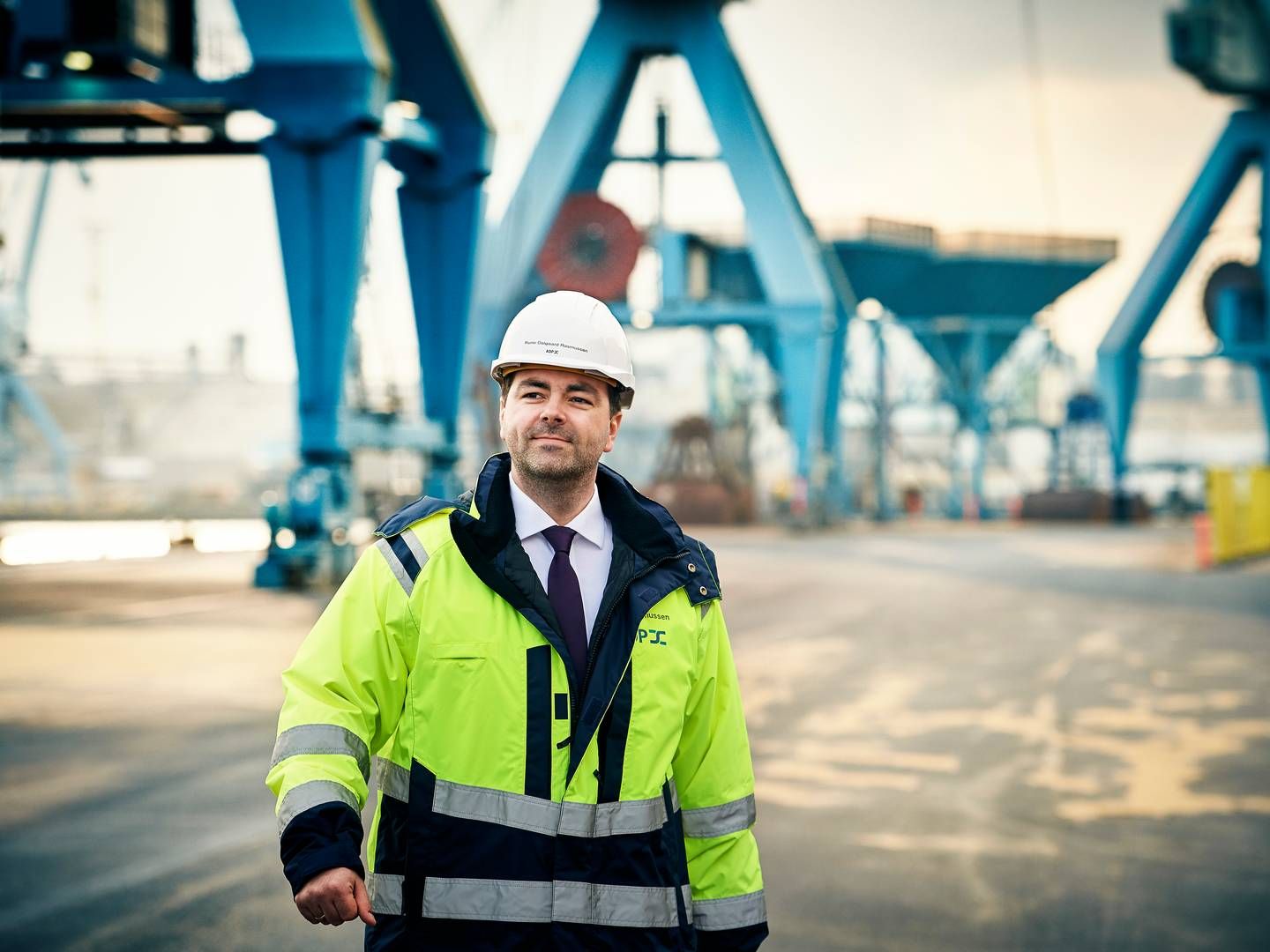 Rune D. Rasmussen og ADP har fået endeligt "ja" til havneudvidelsen i Fredericia. | Foto: Adp
