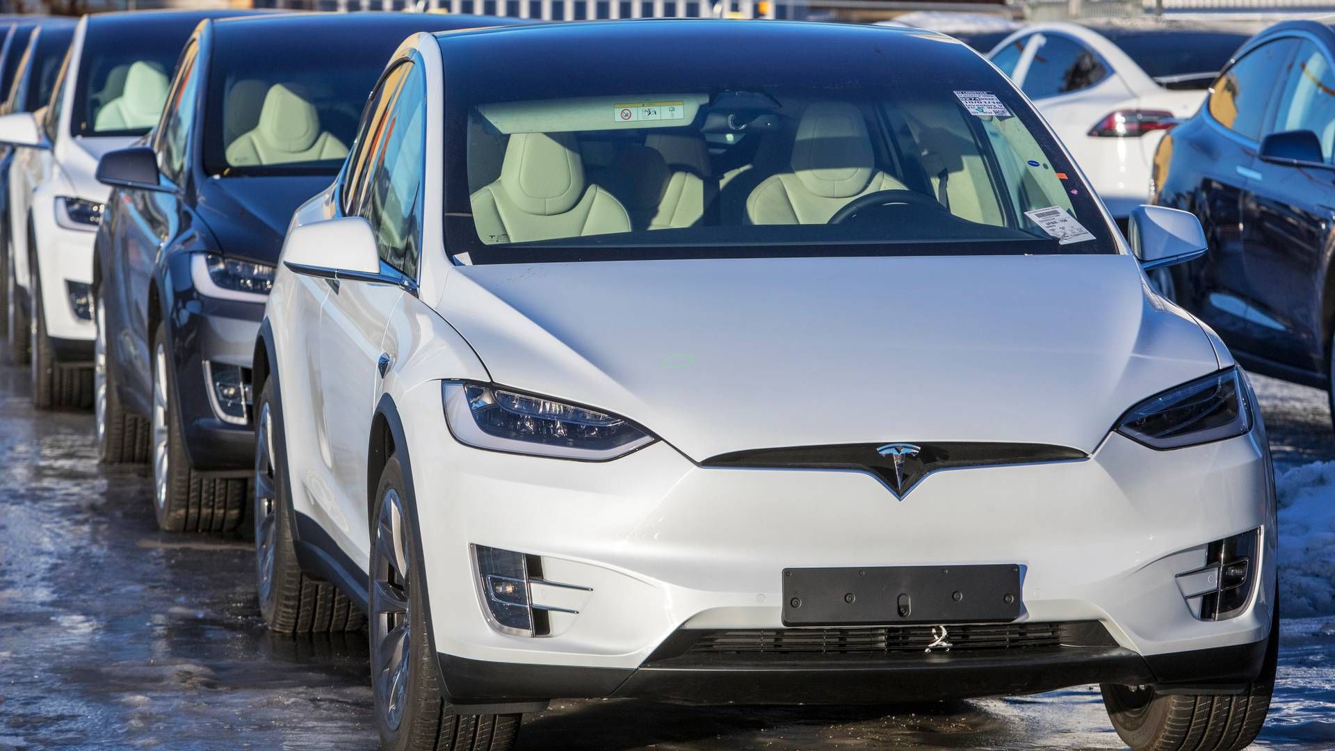 Tesla ble det mest solgte bilmerket i Norge i mai. | Foto: Ole Berg-Rusten / NTB