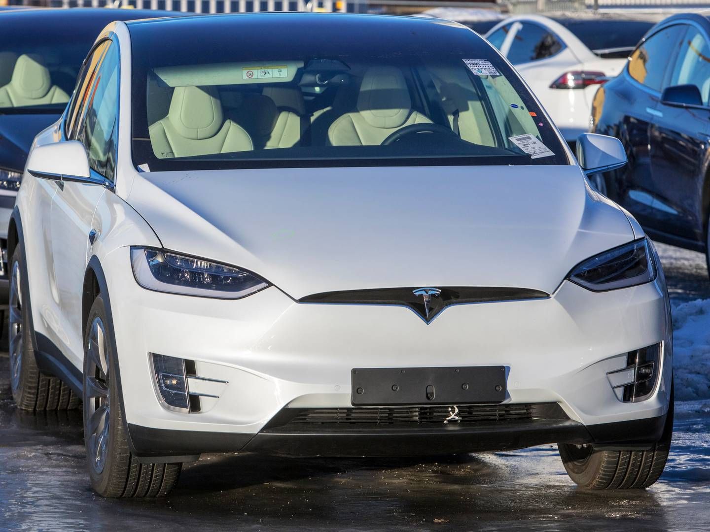 Tesla ble det mest solgte bilmerket i Norge i mai. | Photo: Ole Berg-Rusten / NTB