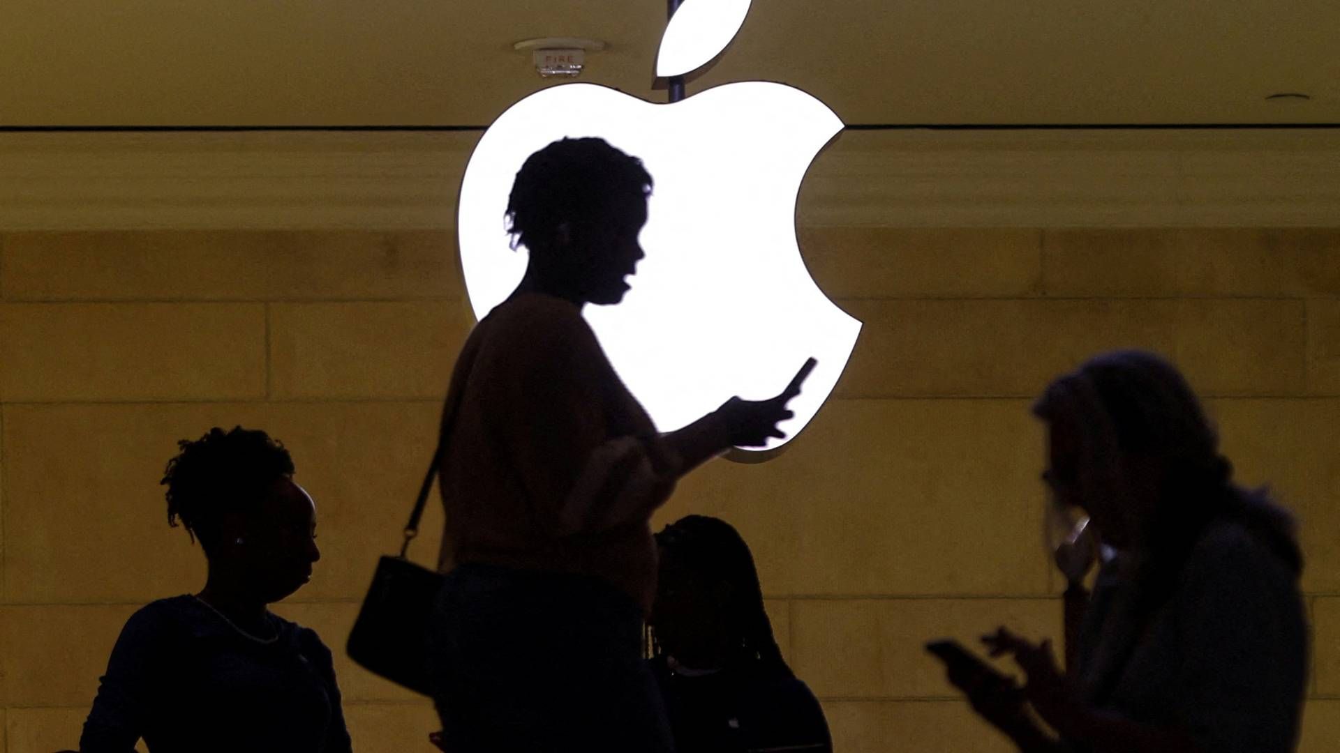 Apple er blandt selskaberne, som har medvind på den amerikanske børs for tiden. | Foto: Mike Segar
