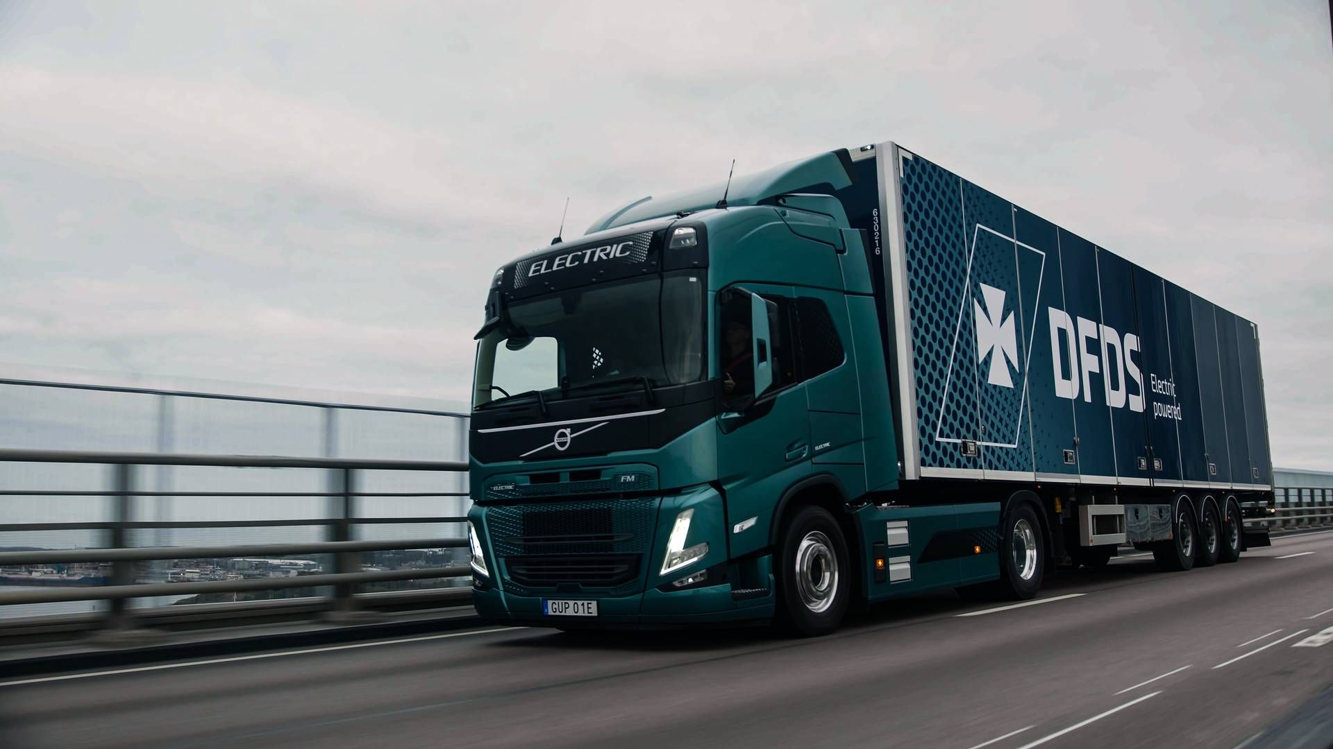 In the EU, an agreement has now been passed in the European Parliament for a massive expansion of the European charging network for e.g. electric trucks as seen in the picture here. | Photo: Pr / Dfds