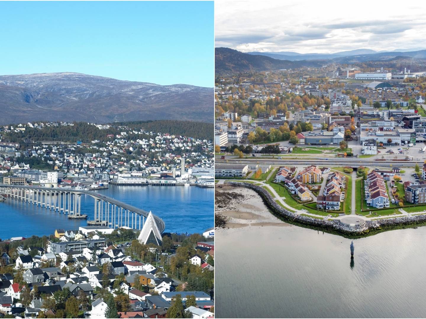 PALLEN: To firmaer fra Tromsø (t.v.) og ett fra Mo i Rana utgjør pallen. | Foto: Marianne Løvland, NTB / Gorm Kallestad, NTB
