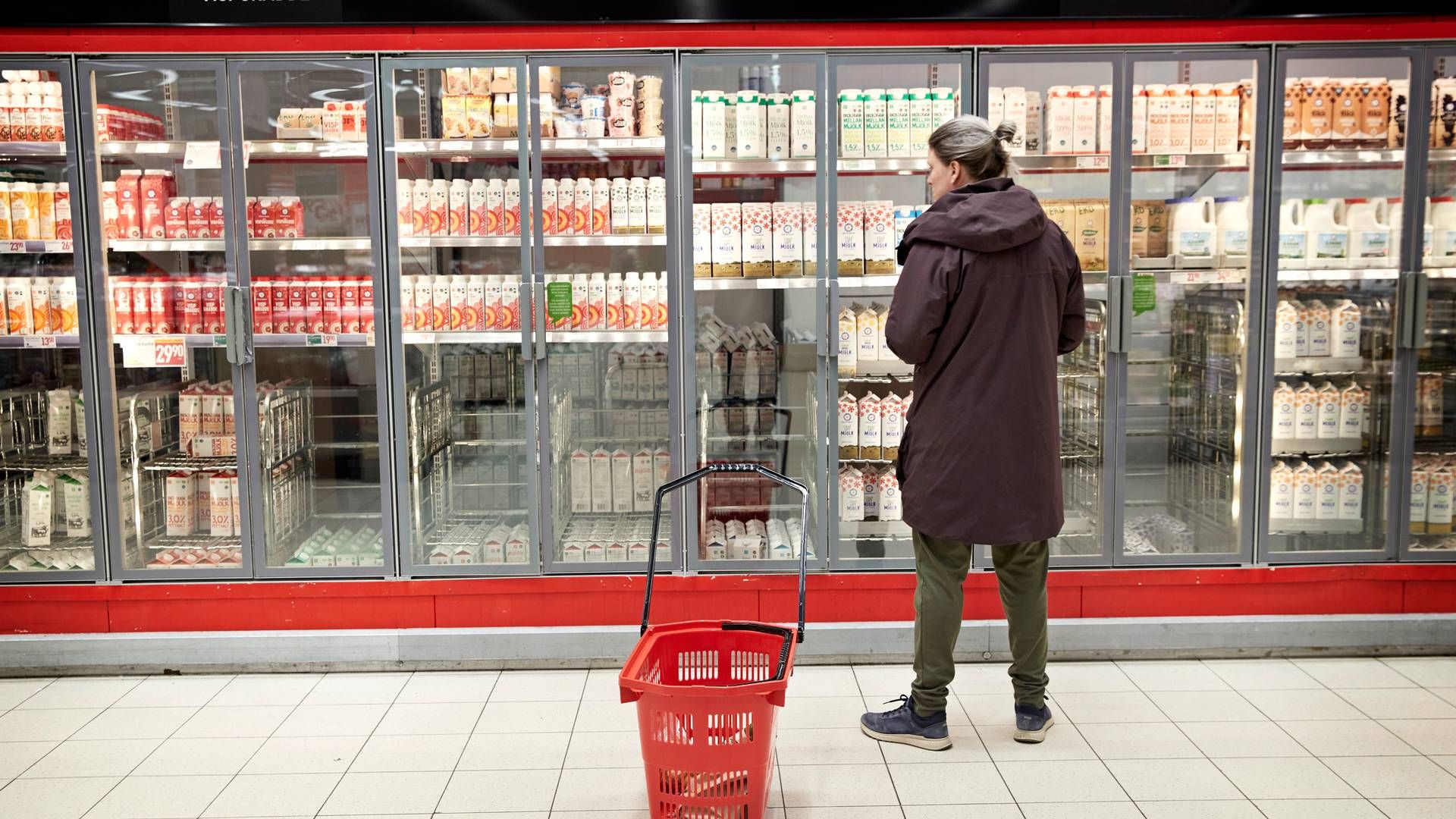 Forbrugerne satte i april næsen højere op efter, at inflationen vil falde. | Foto: Jens Dresling