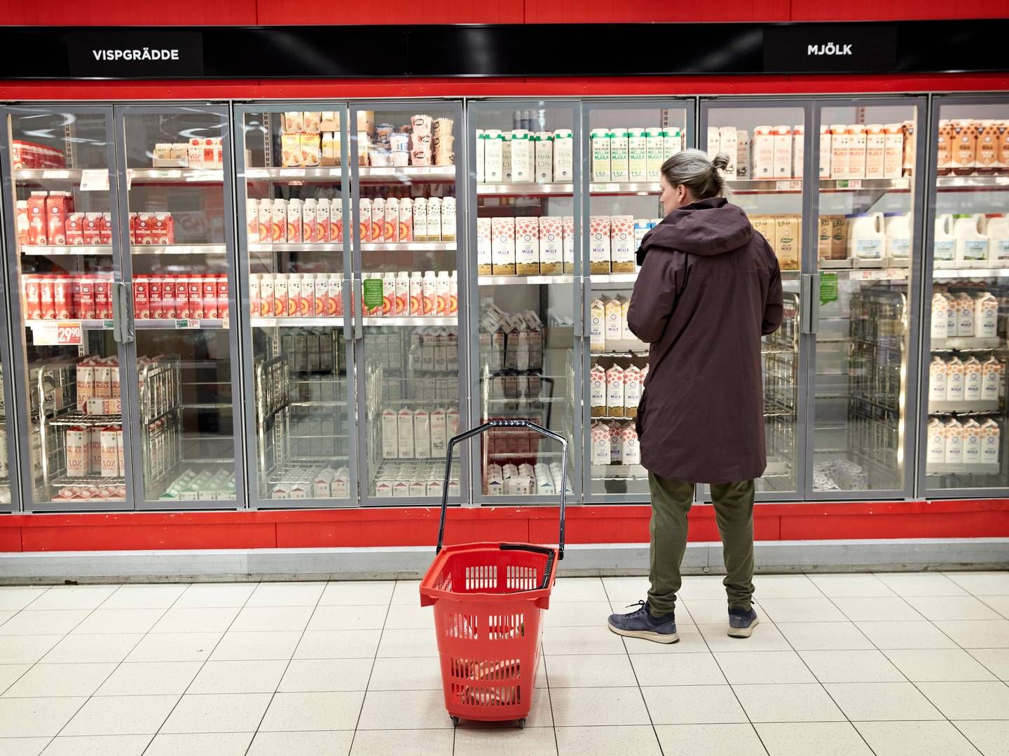 Forbrugerne satte i april næsen højere op efter, at inflationen vil falde. | Foto: Jens Dresling