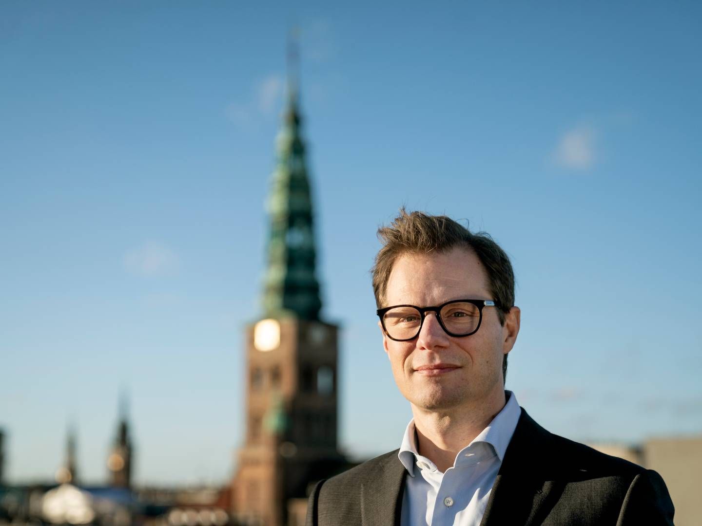 Carsten Egeriis, adm. direktør i Danske Bank, har onsdag præsenteret Danske Banks nye strategi. | Foto: Stine Bidstrup