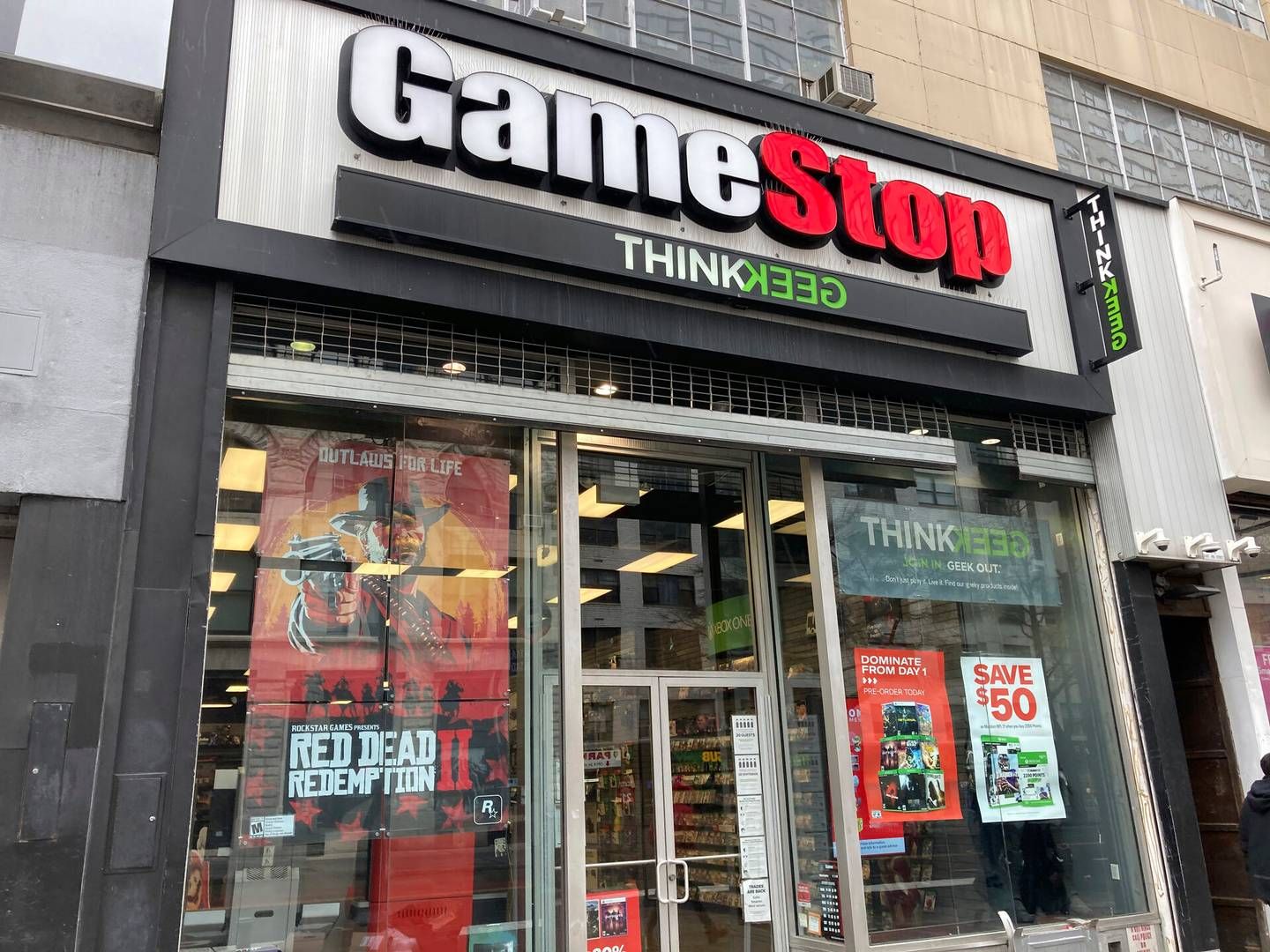 Gamestop er en amerikansk elektronikkæde, der sælger computerspil og forbrugerelektronik. Selskabet har over 4.000 butikker i USA, Canada, Australien, New Zealand og Europa. | Foto: Strf/ap/ritzau Scanpix