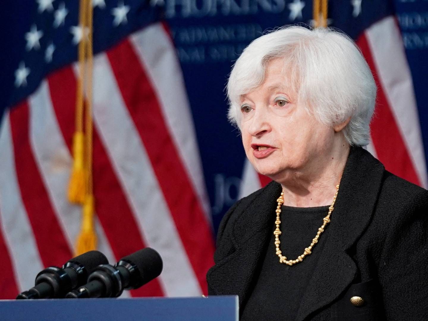 Janet Yellen er finansminister i USA og dermed i spidsen for det ministerium, der skal ud at låne en masse penge. | Foto: Sarah Silbiger