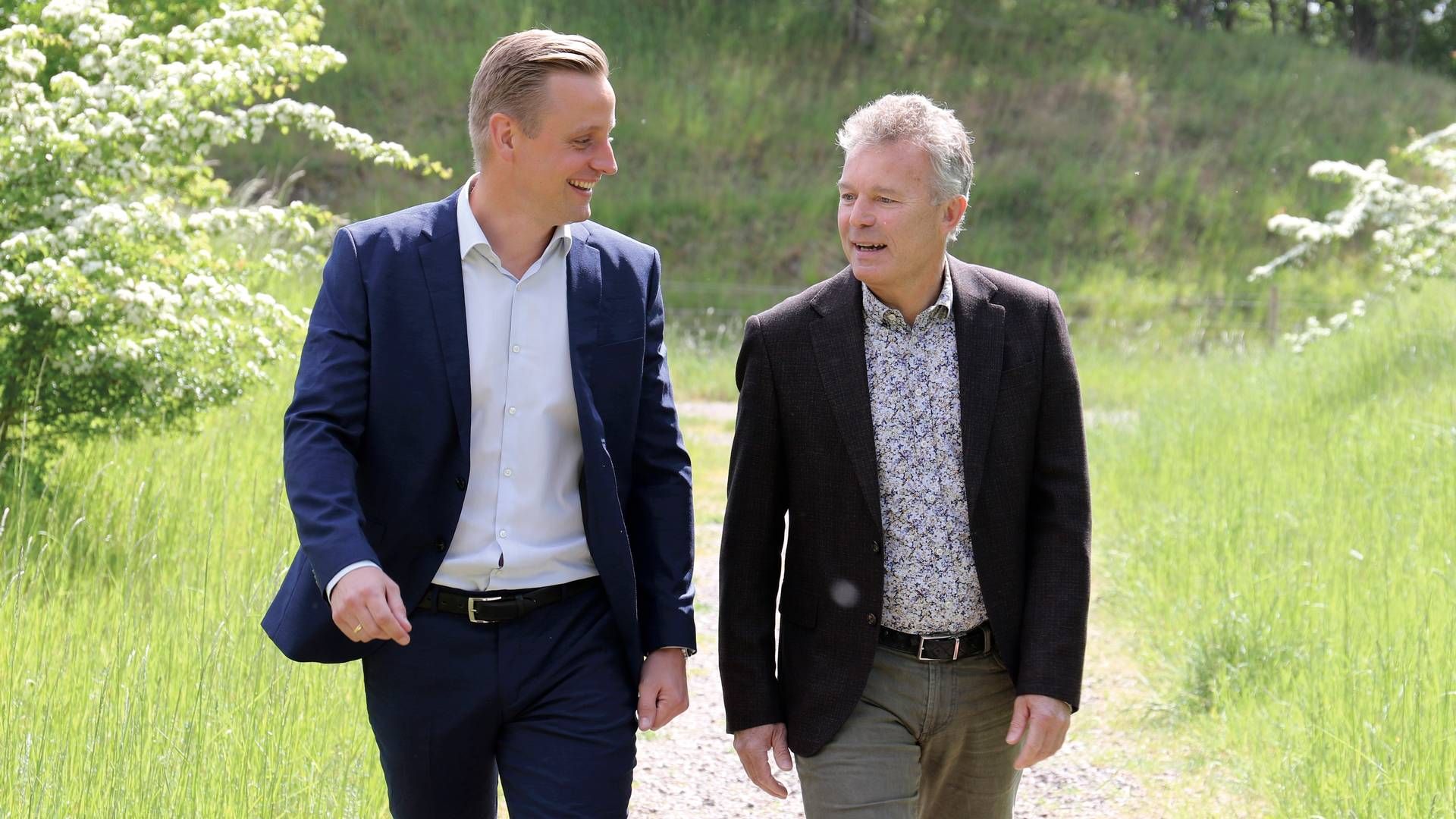 Jesper Kalko (tv.) fortsætter som director i NTI Group, mens Johan Harrestrup (th.) overtager direktørposten for NTI A/S. | Foto: NTI A/S/PR