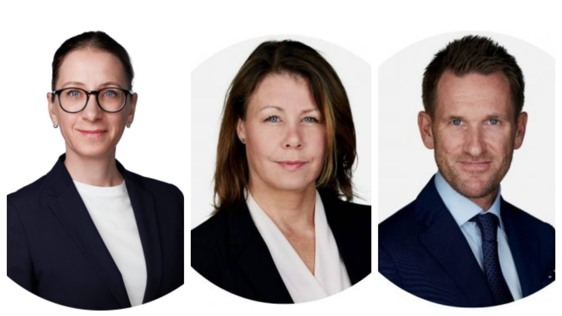 From left: Senior portfolio managers at Alfred Bergs Nordic high-yield fund, Anna-Karin Hempel, Maria Granlund, and Henrik Emil Høyerholt. | Photo: PR/Alfred Berg