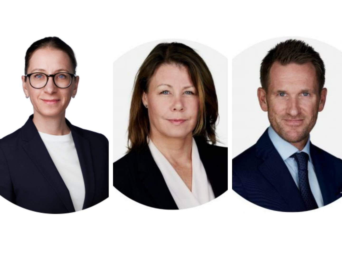 From left: Senior portfolio managers at Alfred Bergs Nordic high-yield fund, Anna-Karin Hempel, Maria Granlund, and Henrik Emil Høyerholt. | Foto: PR/Alfred Berg